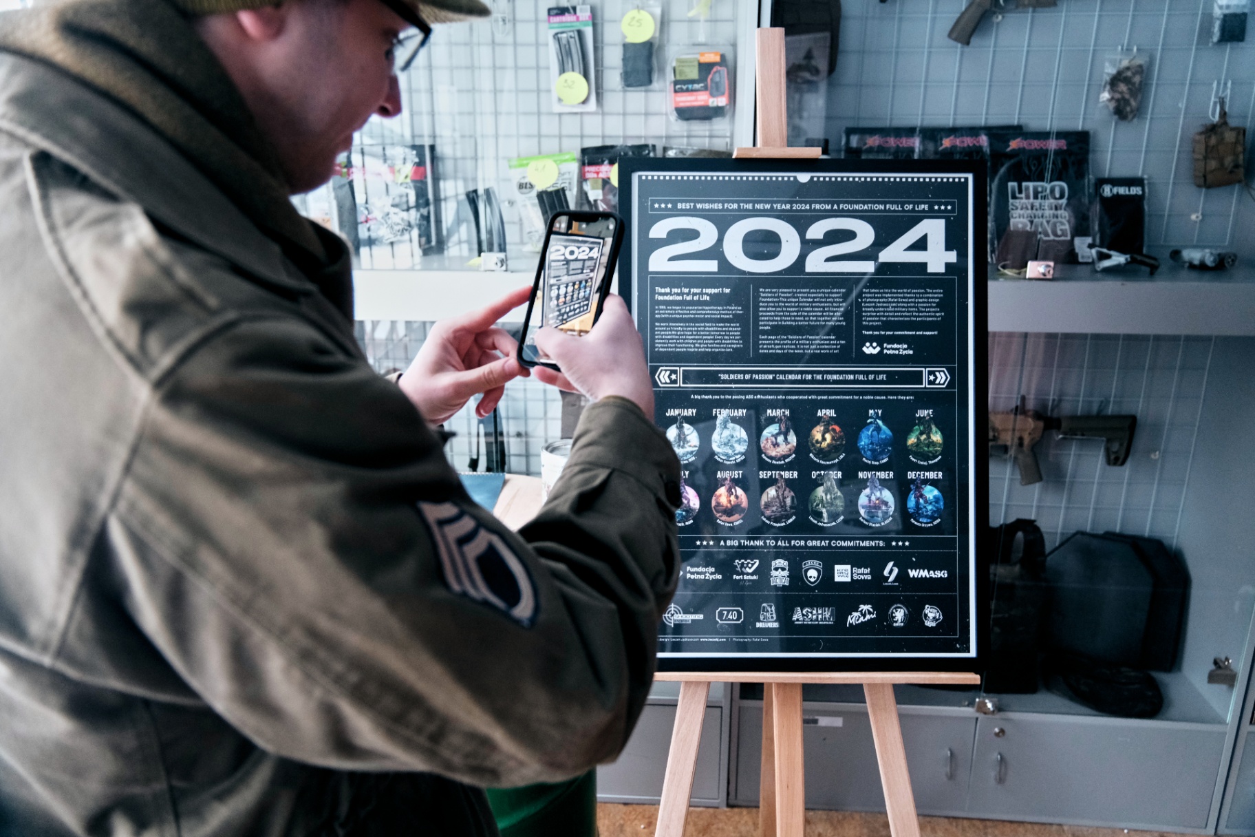 Premiera charytatywnego kalendarza "Żołnierze Pasji"