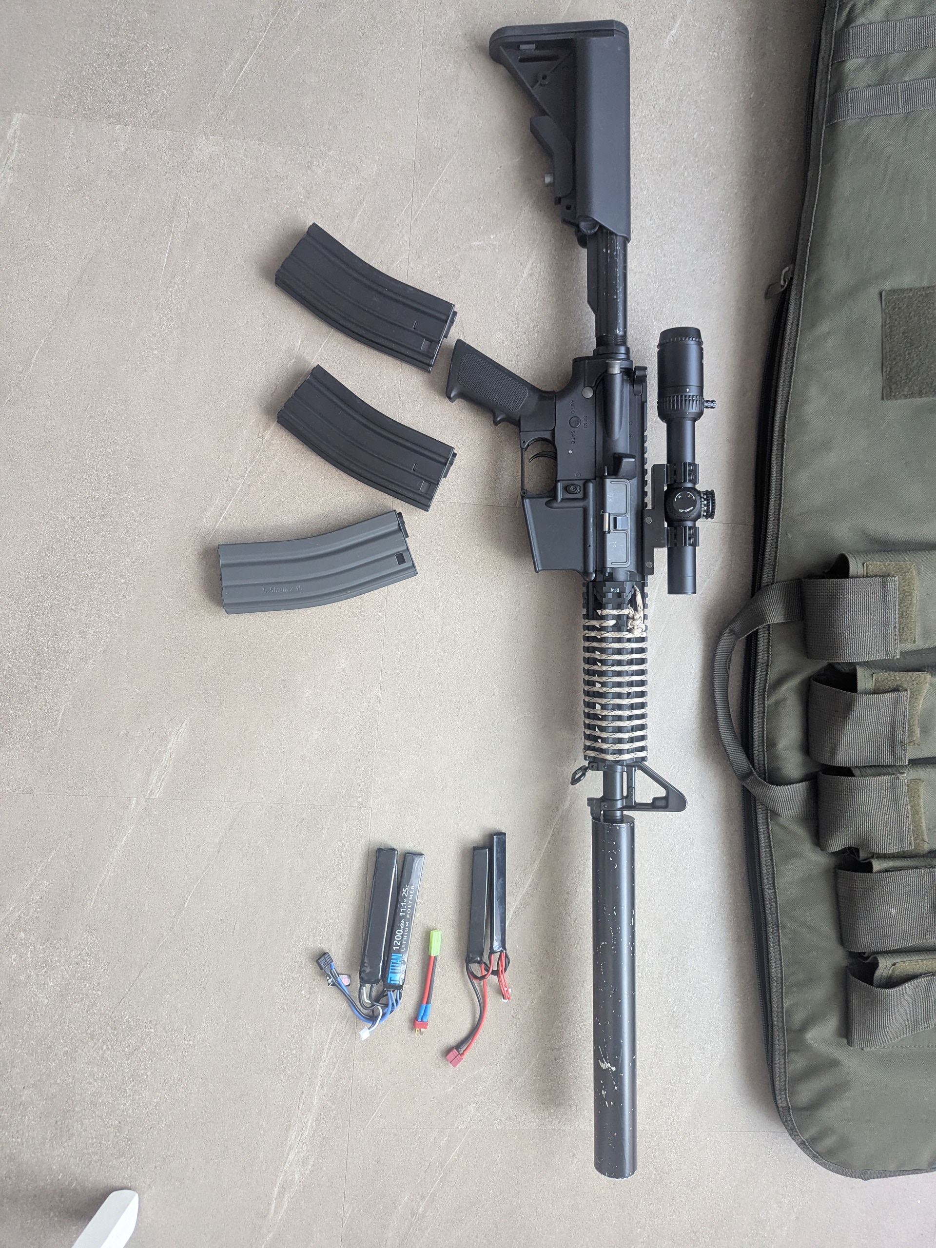 G&G CM16 tunning + dodatki / Zamiana