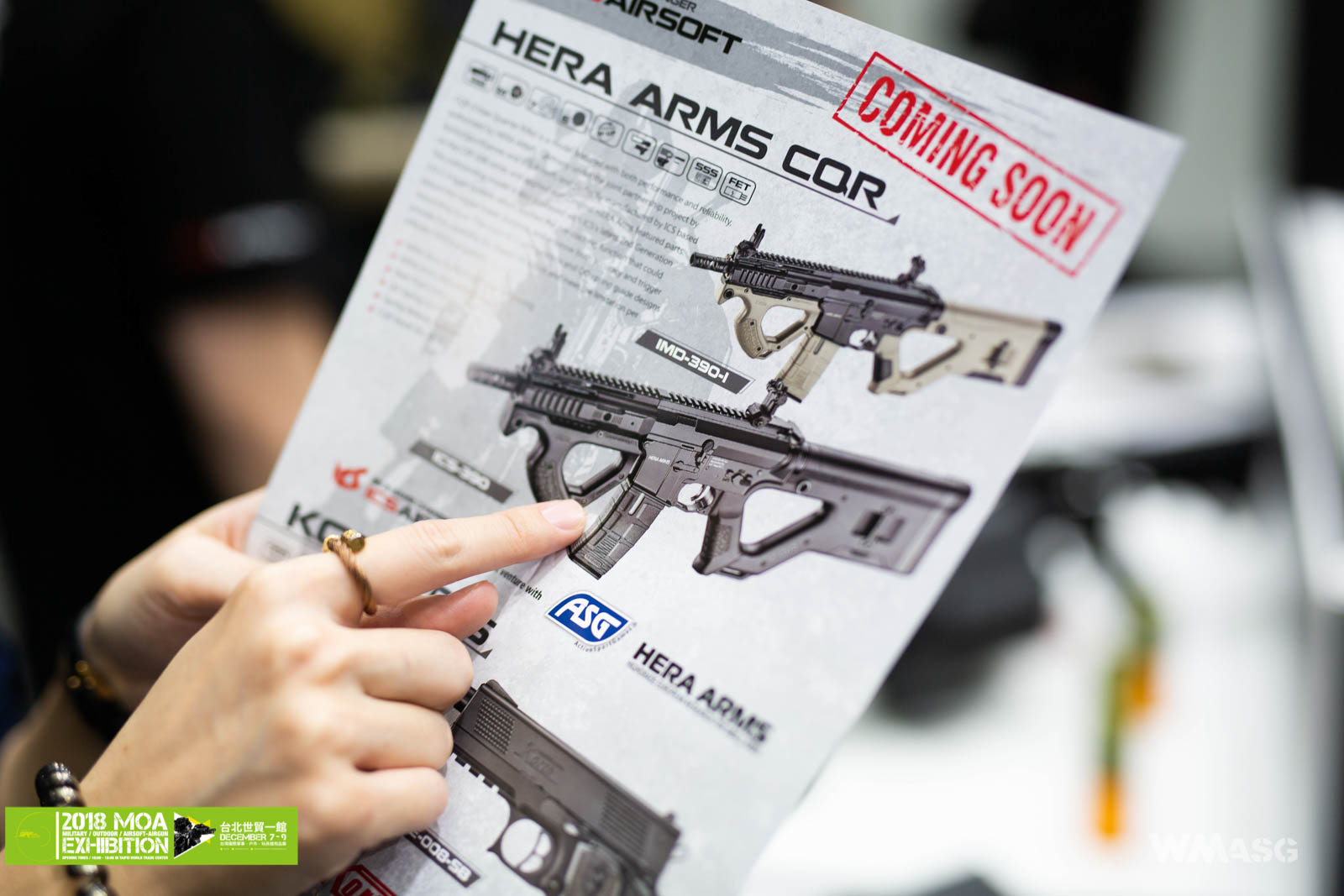 ICS Hera Arms CQR aeg - MOA 2018