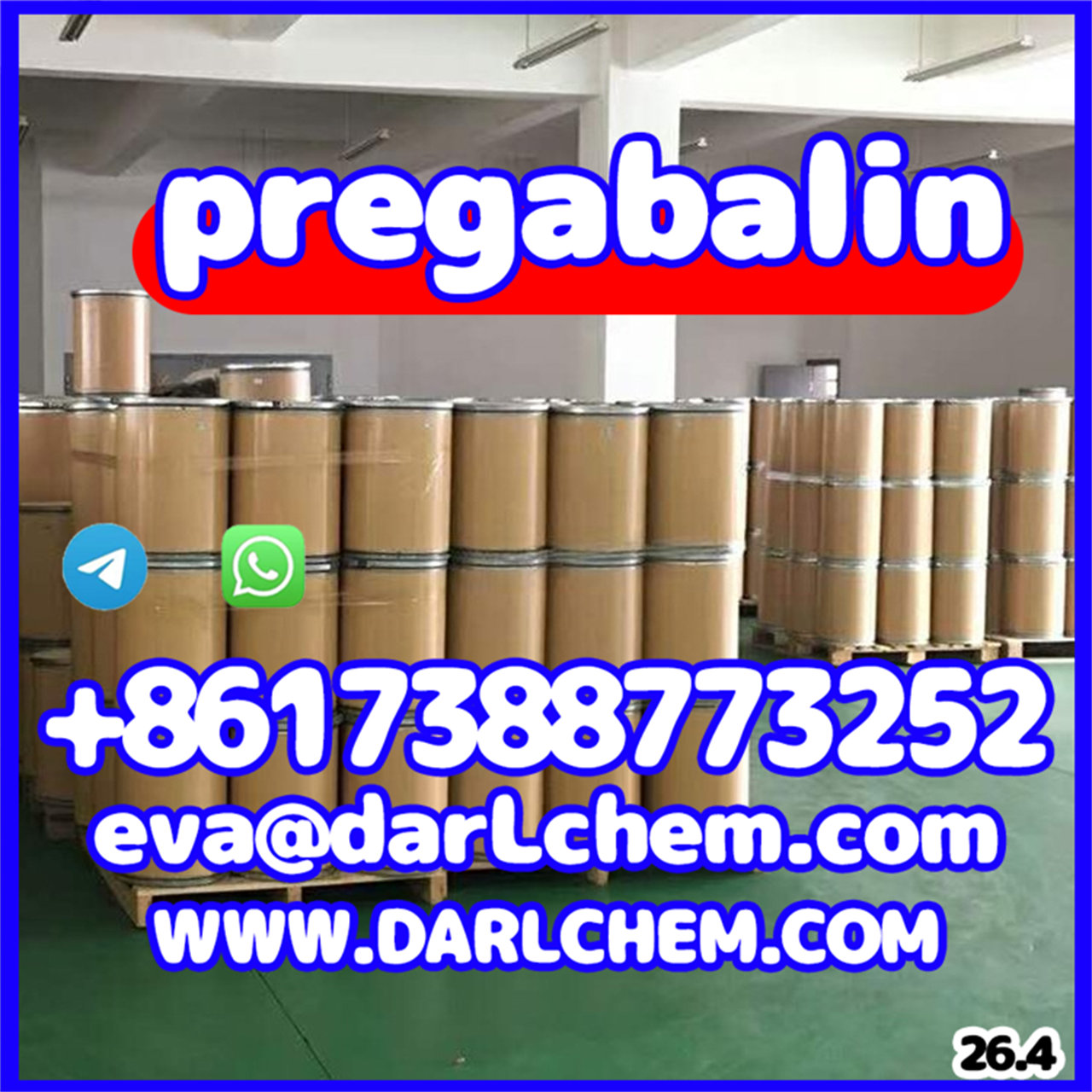 99.9% Purity Crystal Lyric Pregablin CAS 148553-50-8 Hot!