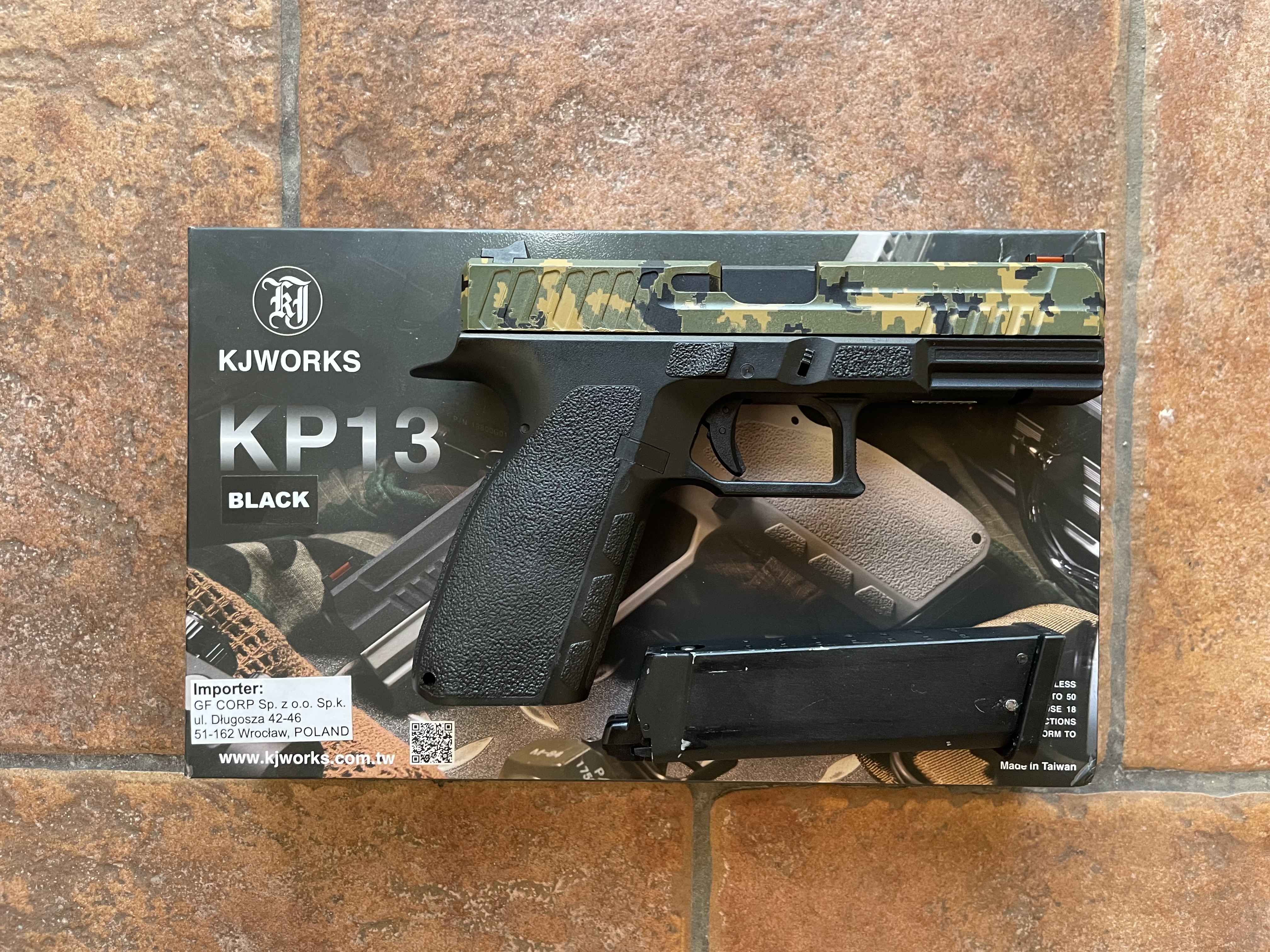 KJW KP-13, Glock, green gas, Amomax