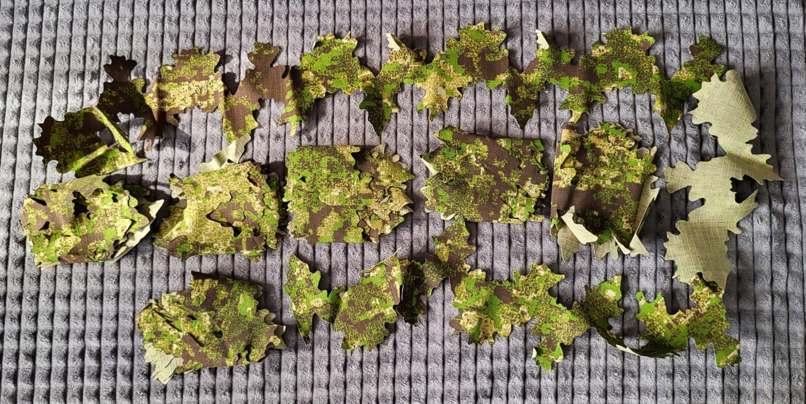 !BCM! TAŚMY GIENA TACTICS, KAMUFLAŻ 3D PENCOTT GREENZONE (GHILLIE, SNAJPER)