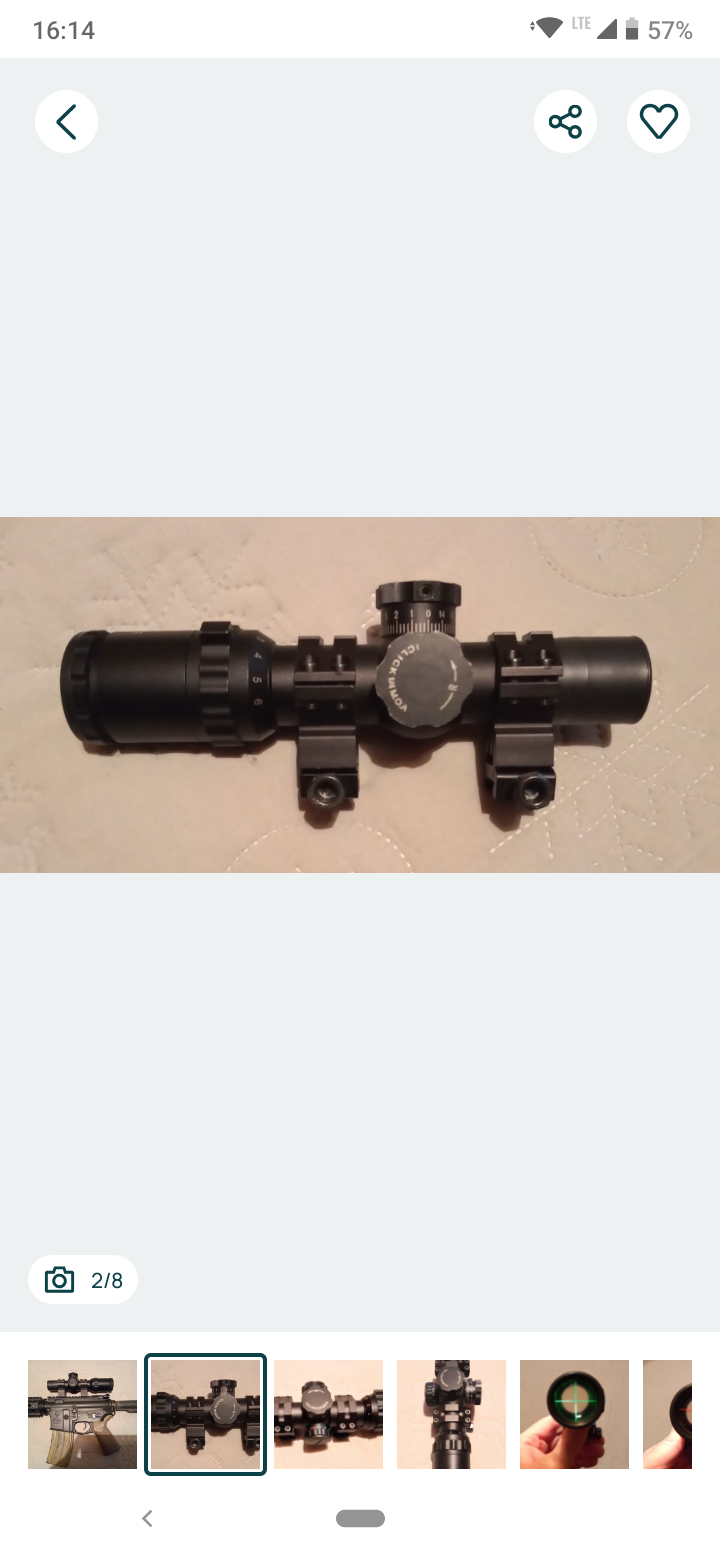 Luneta biegowa 1-6x22