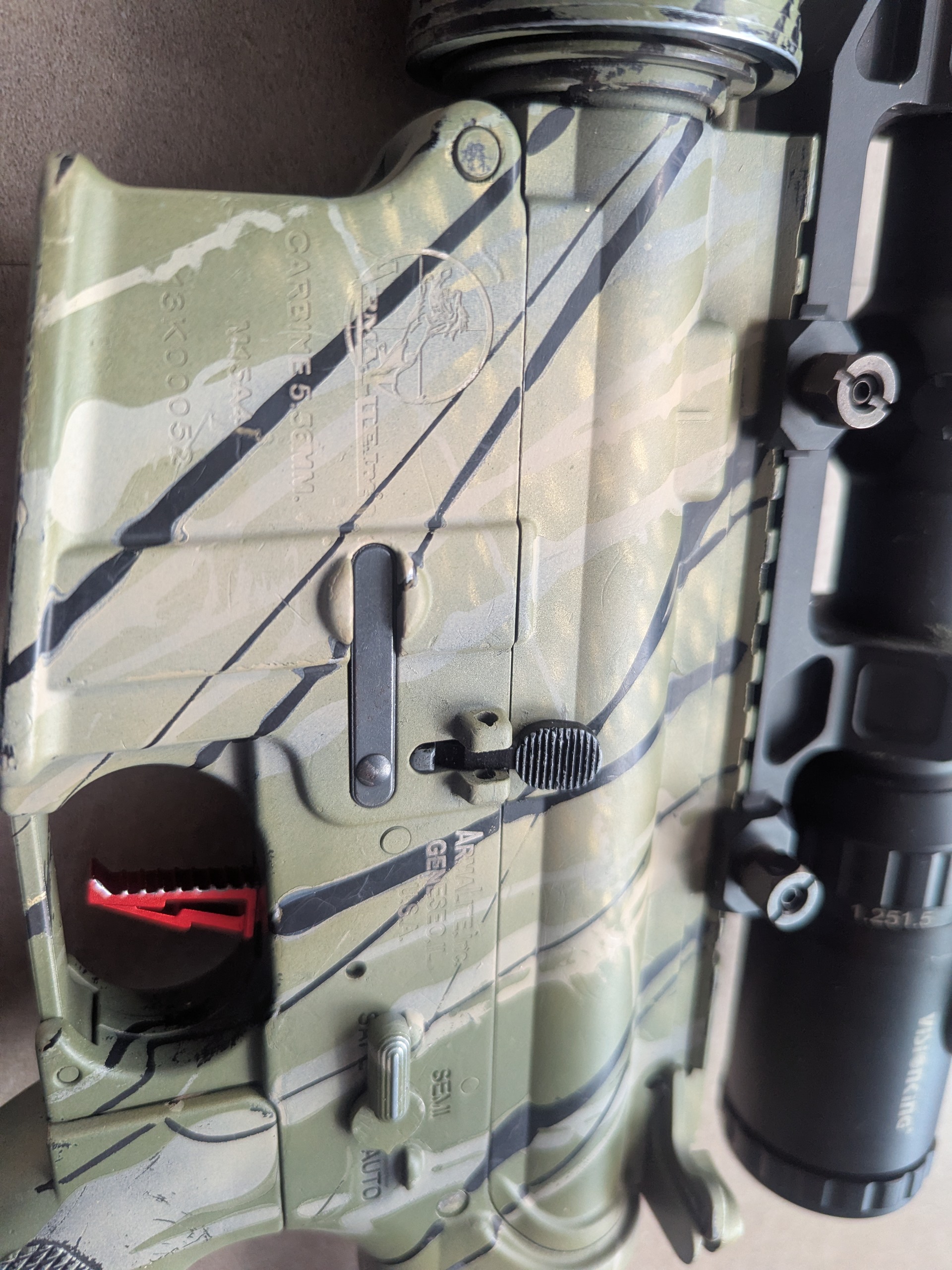 Karabin HPA M15A4 ASG DMR Mancraft - kompletny zestaw M4