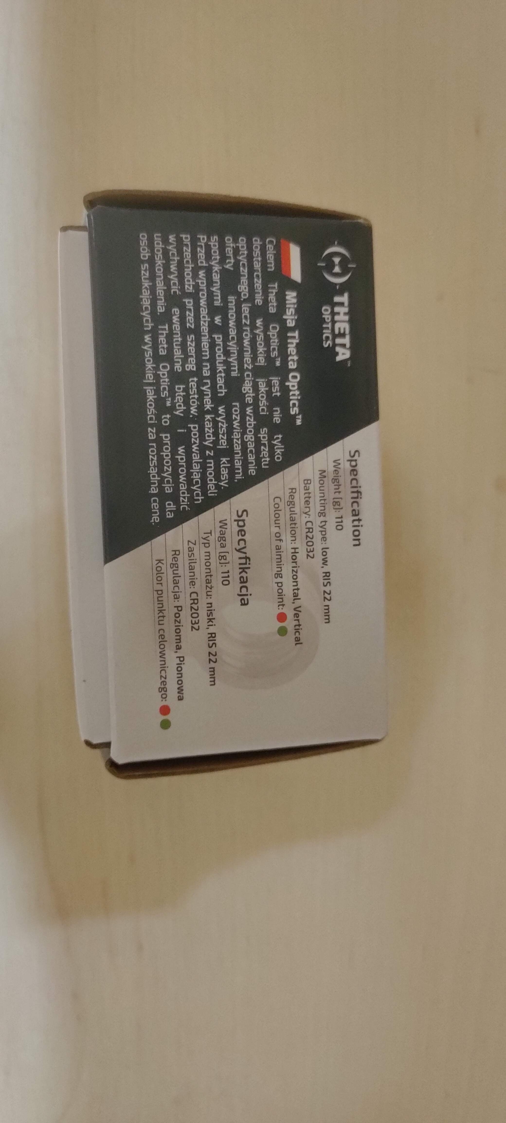 Celownik kolimatorowy Theta Optics™ Compact-nowy
