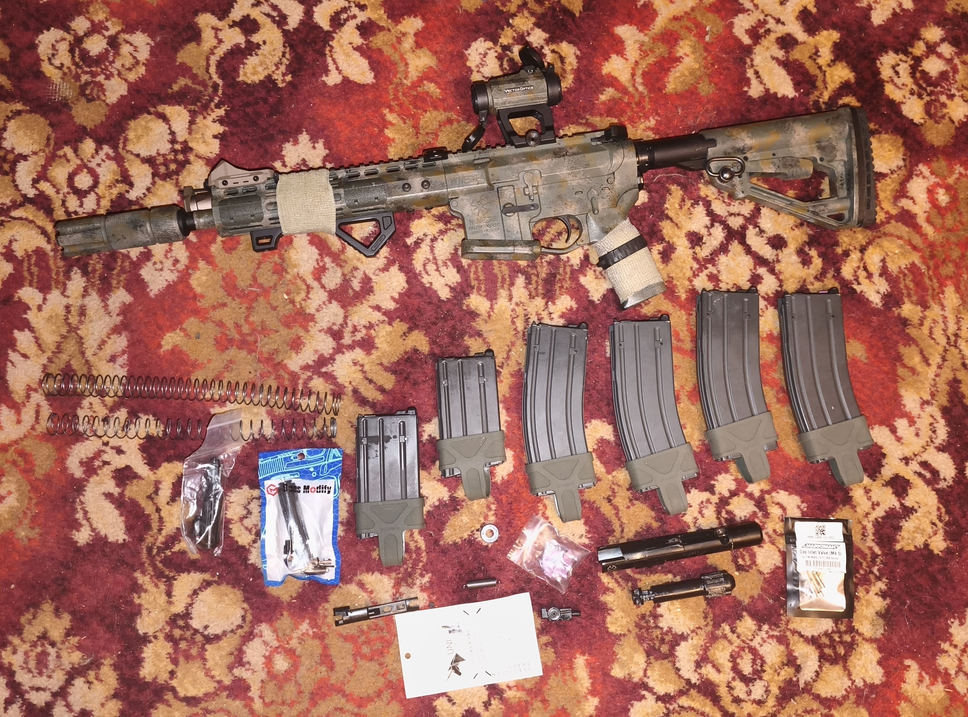 Replika karabinka Noveske N4 MWS Gen3 GBBr