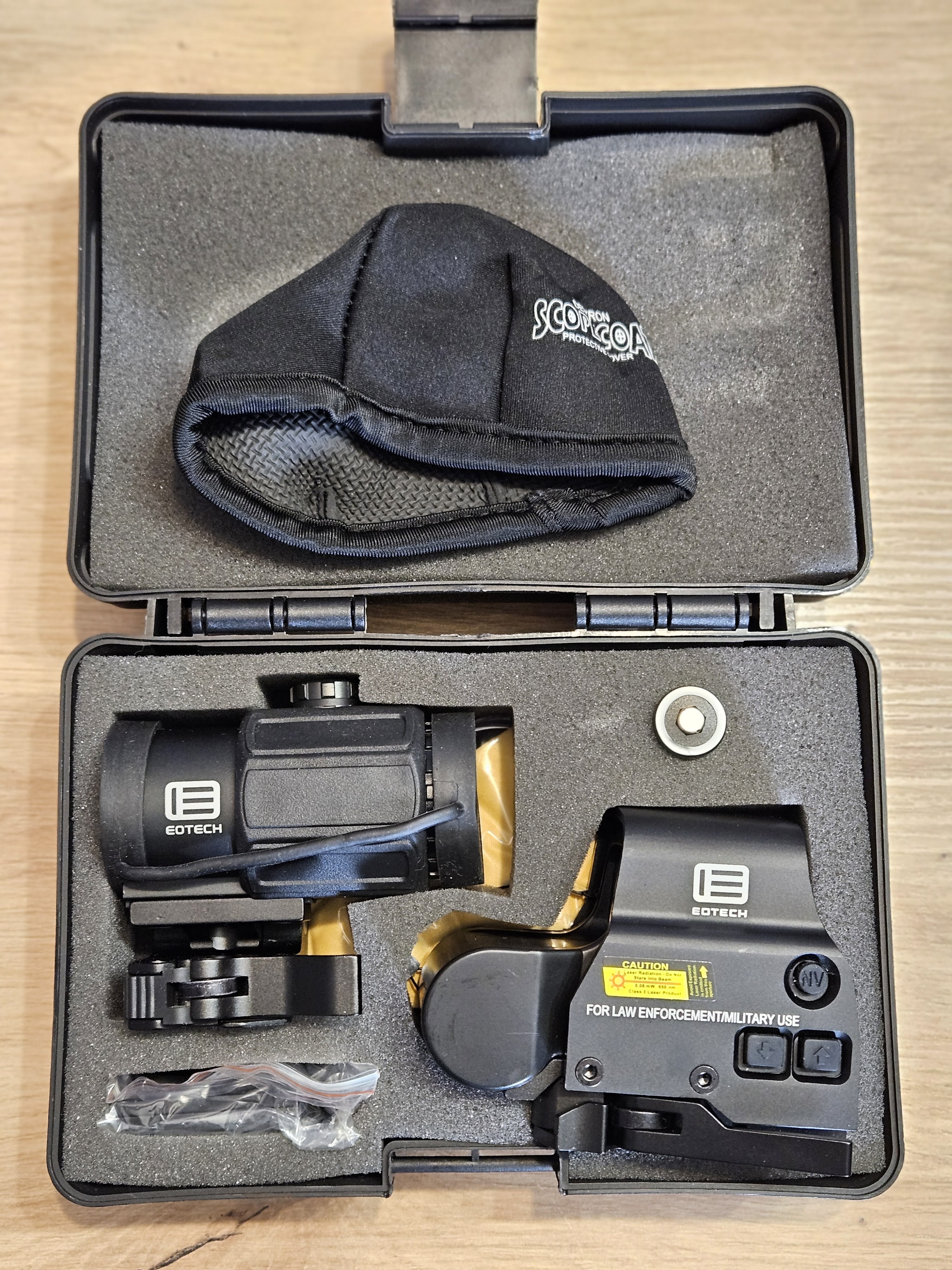 Replika Eotech ET558 + magnifier G43 oznaczenia jak nowy