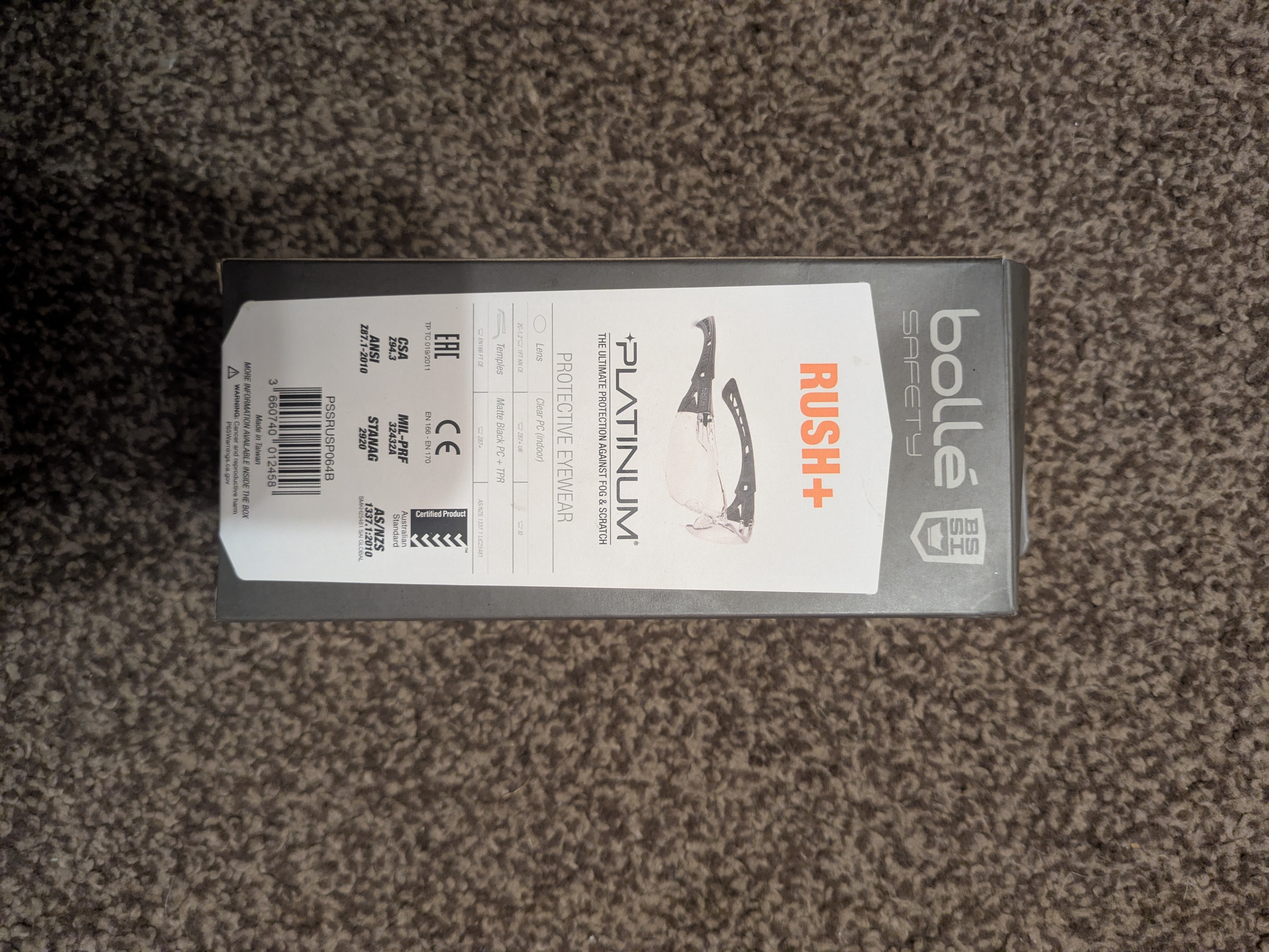 Okulary ochronne Bolle Rush+ Clear