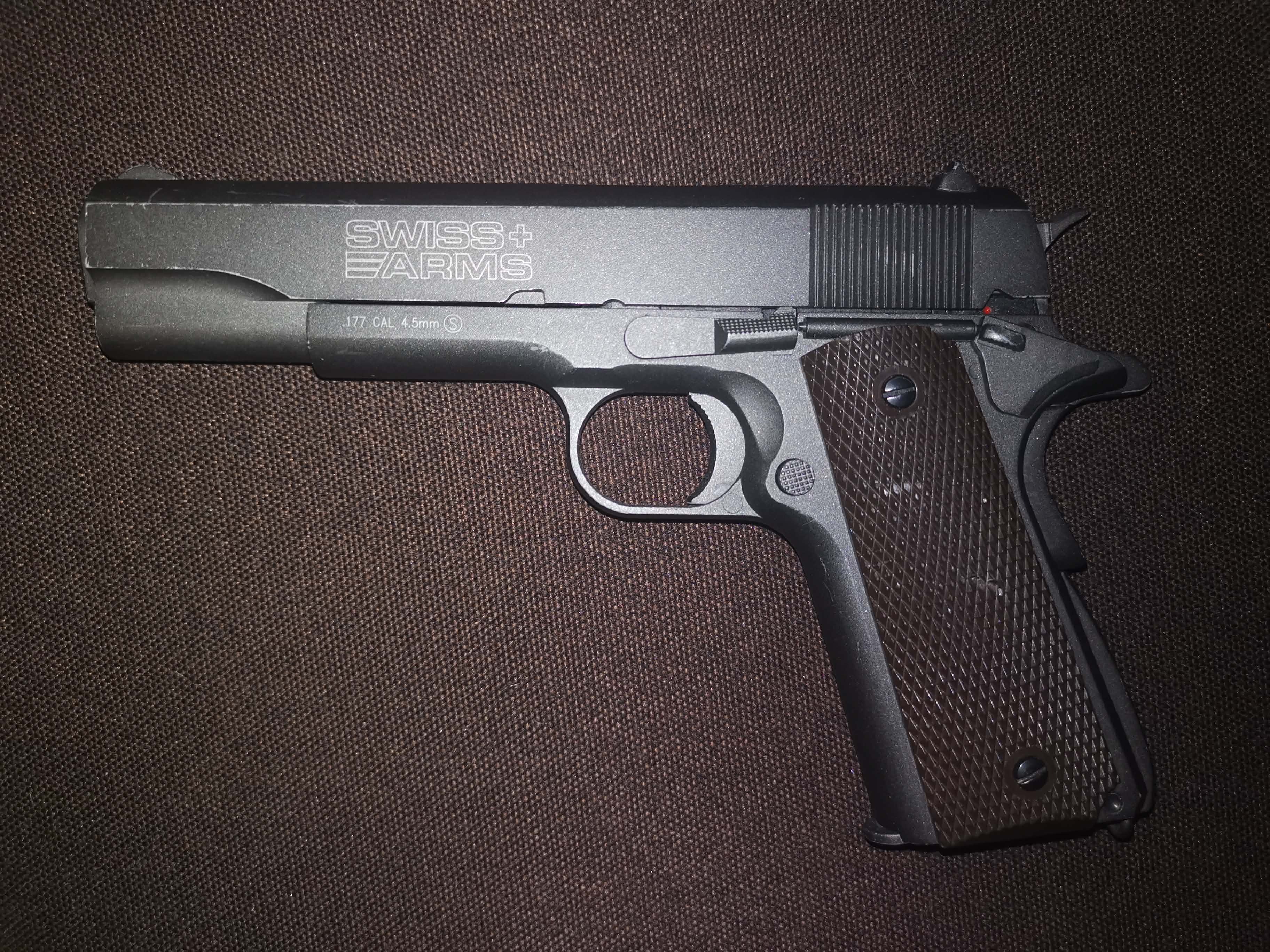 Wiatrówka Cybergun Swiss Arms 1911 4,5mm blowback