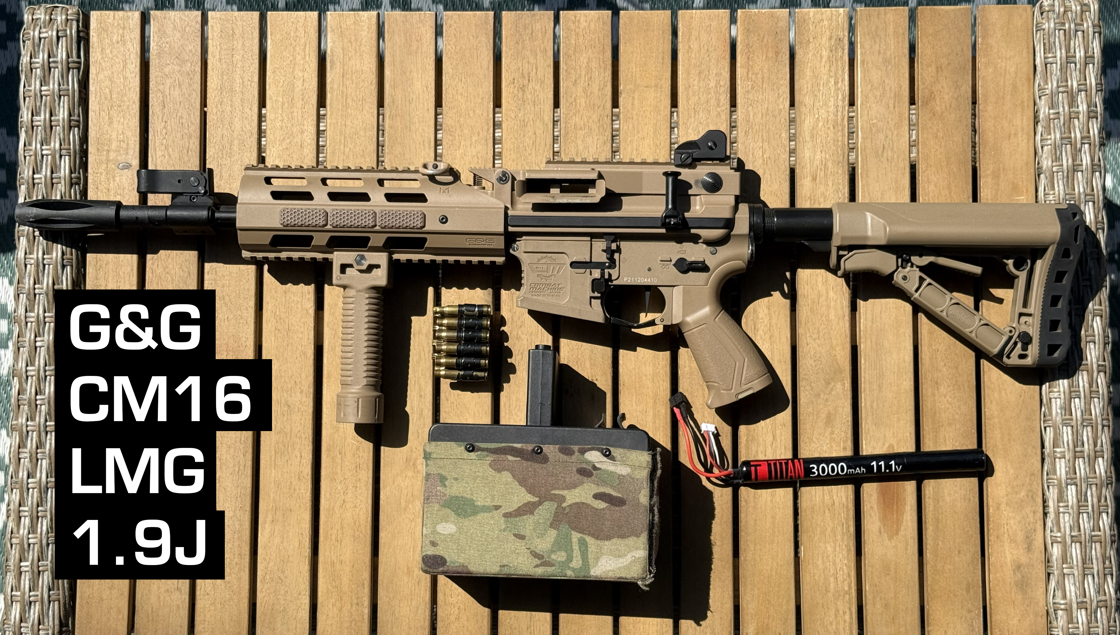 G&G CM16 LMG FDE + ASTER II Quantum Trigger 1.9J