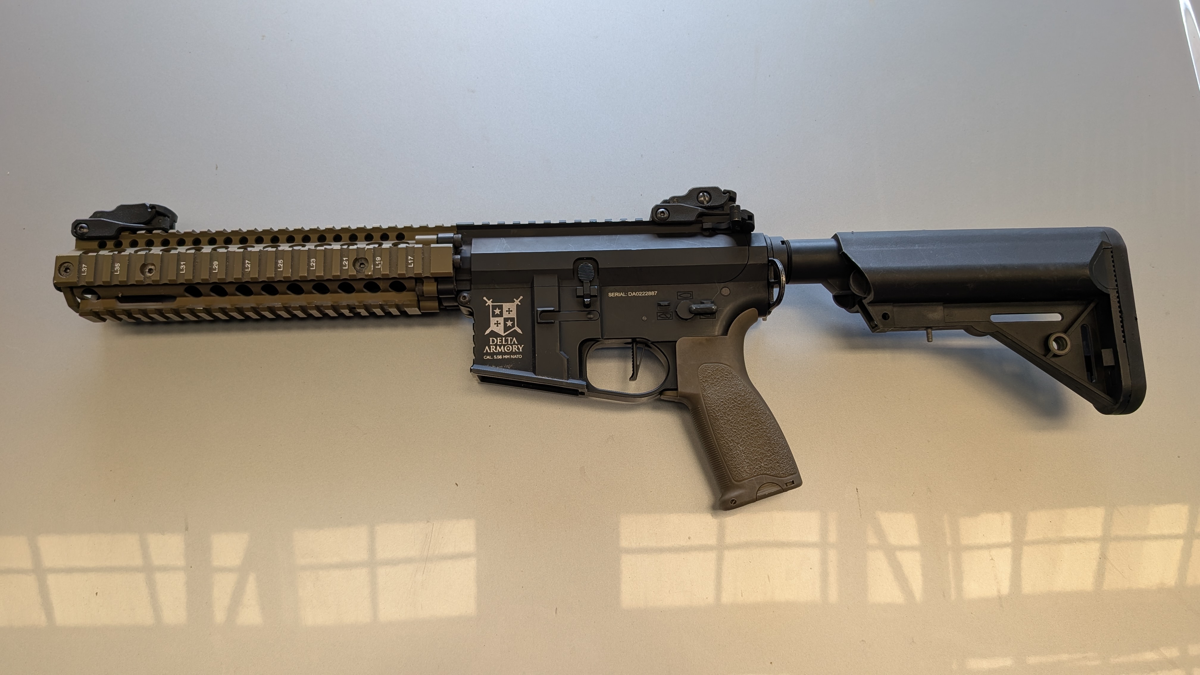 MK18 Half Tan Alpha - Delta Armory