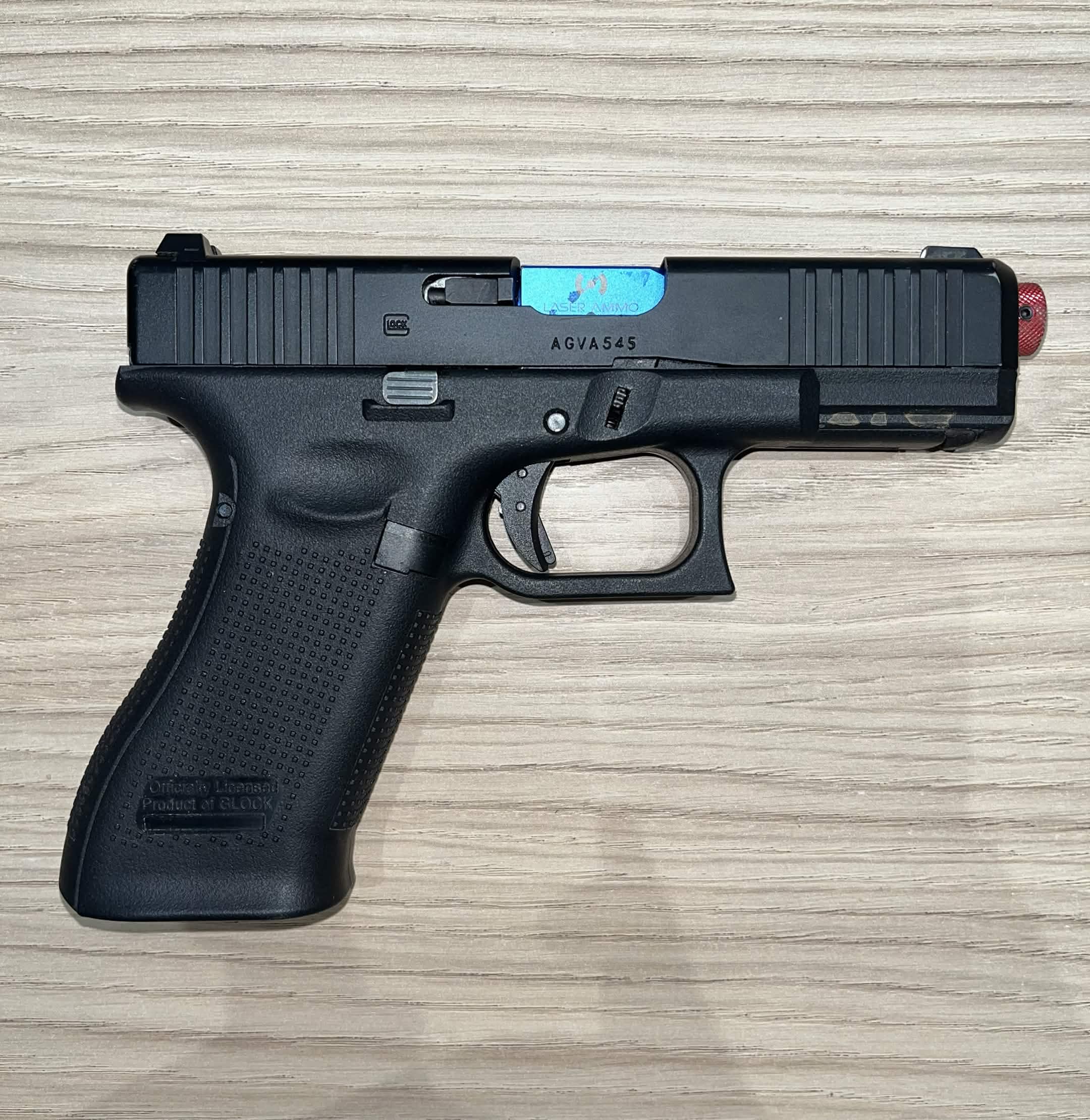 Umarex Glock 45 ASG + Laser Ammo R.E.A.L. + 3 tarcze i-MTTS
