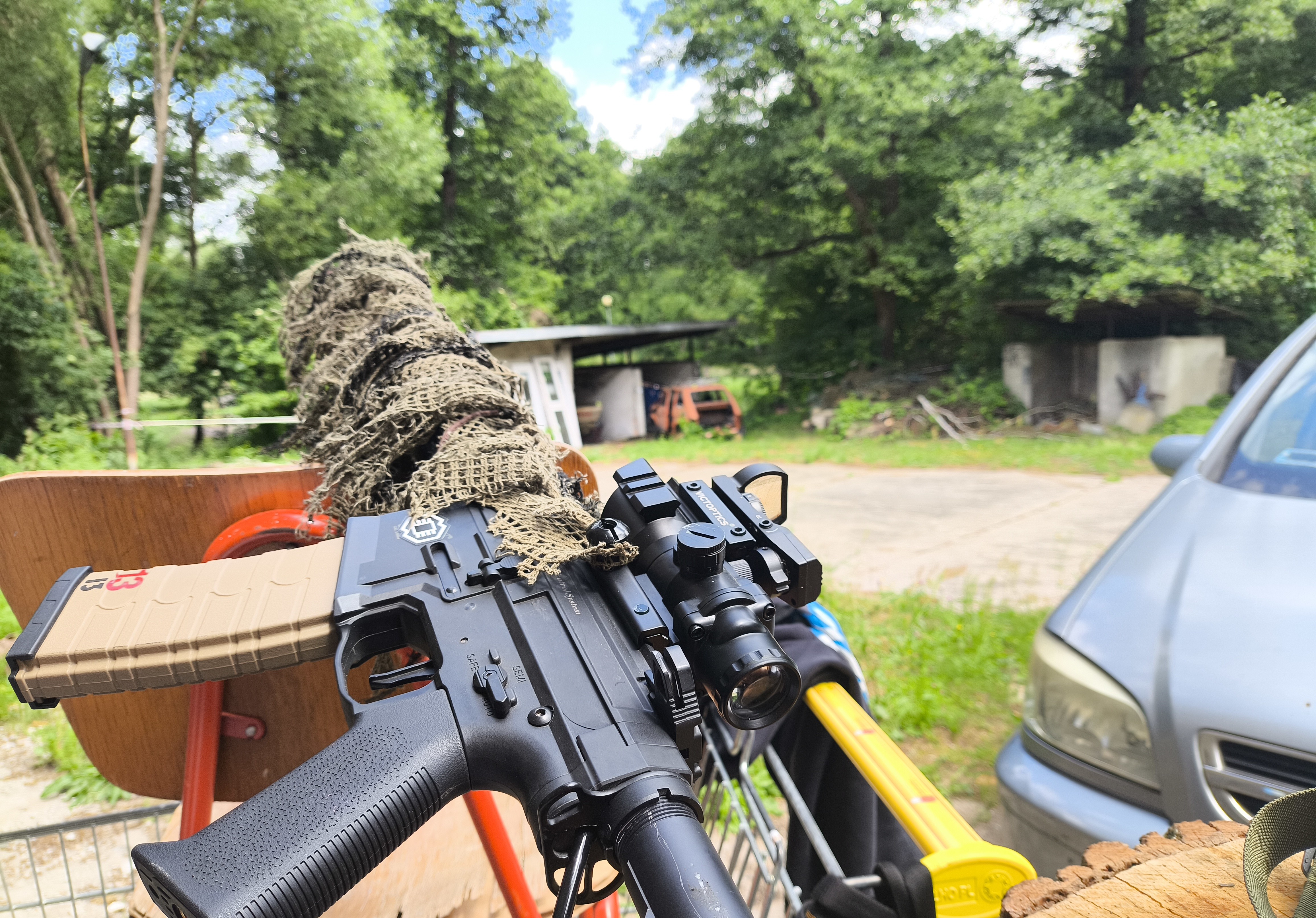 Zestaw HPA M4 Double Eagle Falcon / Gate Pulsar D + Titan II Bluetooth / Gotowy do gry