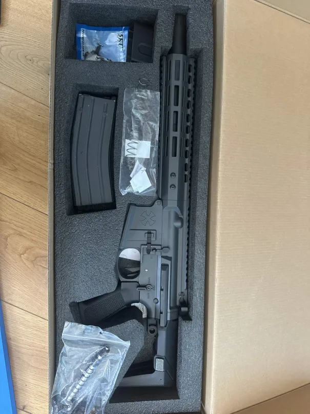 Ghetto Blaster Noveske Double Eagle MWS GBBR szary