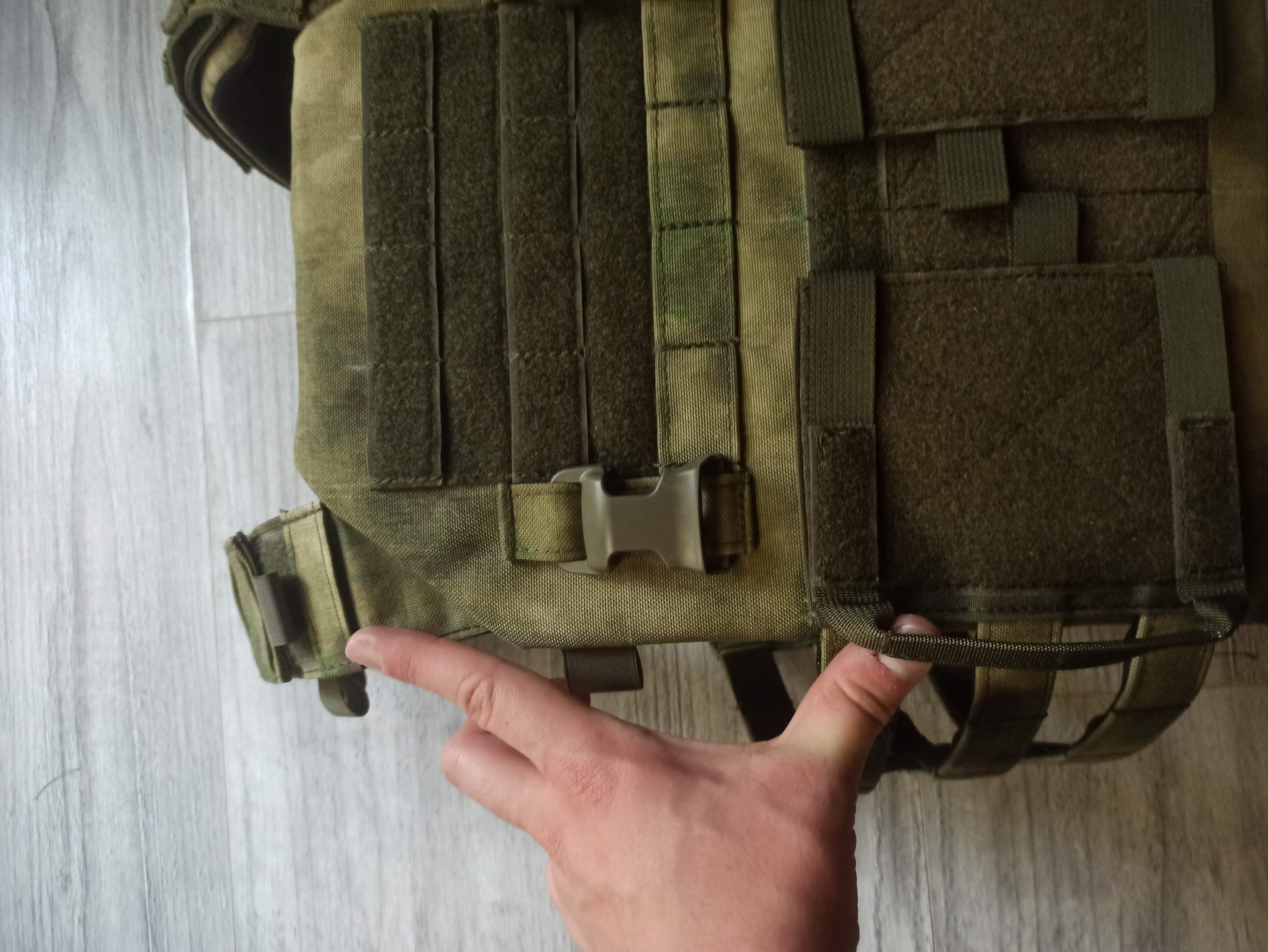 ATACS FG plate carrier 2w1 Cordura 1000D zestaw NOWY - UNIKAT