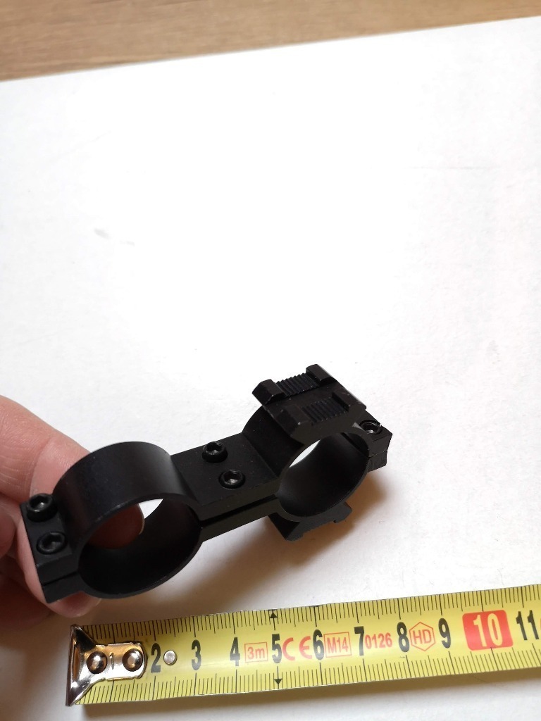 Montaż na lunete 25mm podwójny na laser RIS
