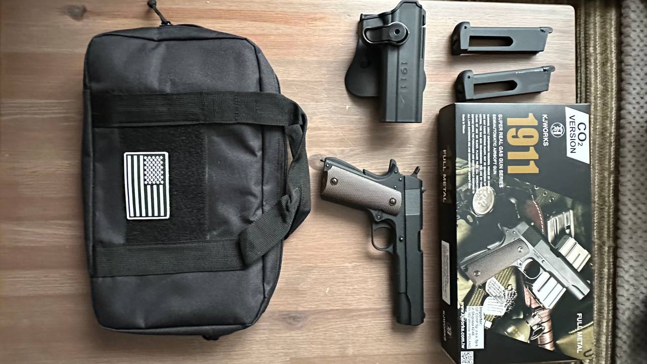 Replika ASG Colt 1911 KJW CO2 (Full Metal) – Stan Idealny!