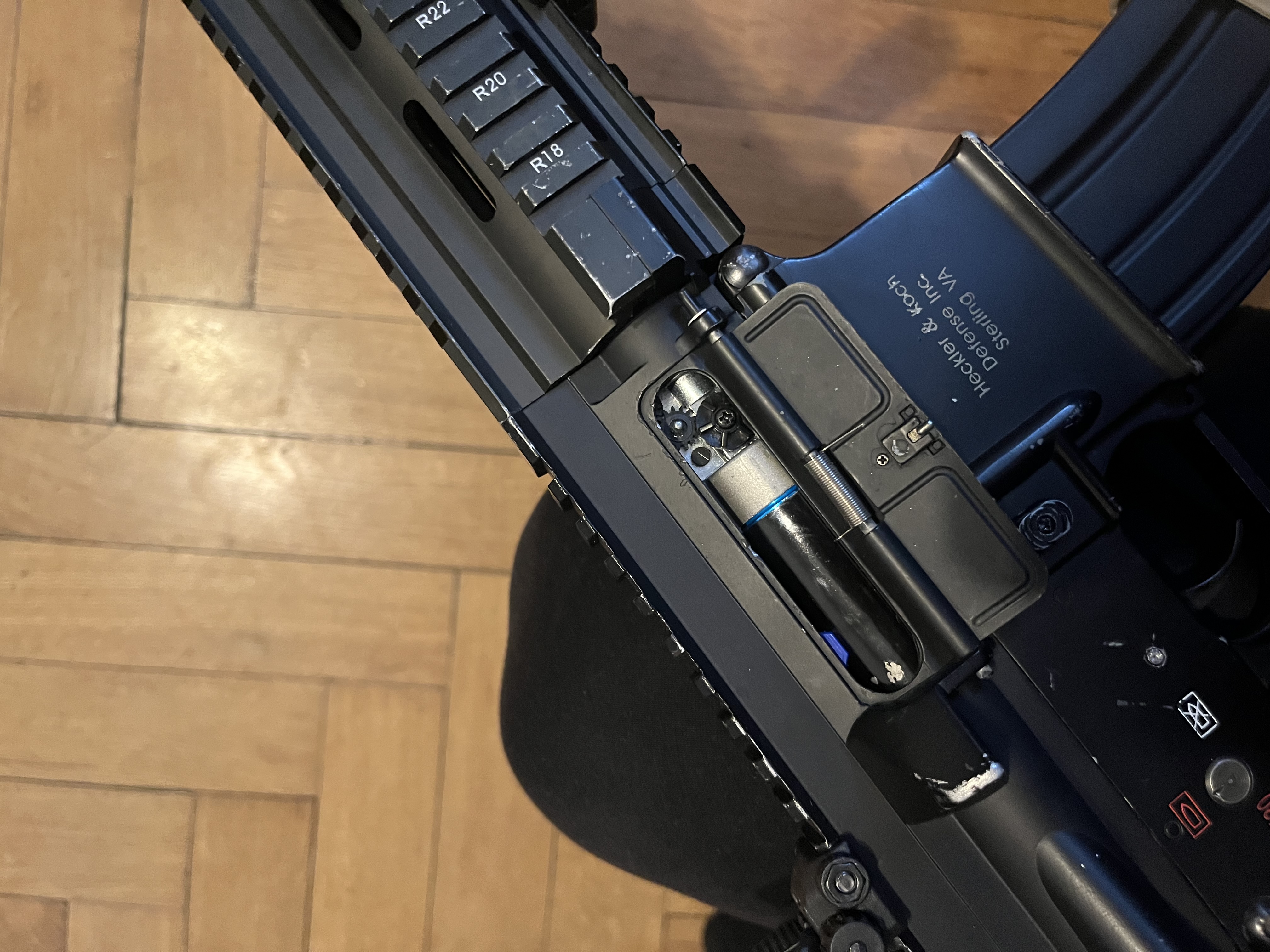 Sprzedam replikę ASG HK416 JG (Full Metal, GB Cyma, szybka wymiana sprężyny)
