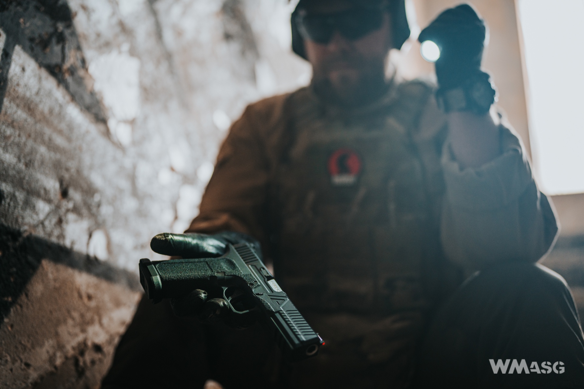 RedWolf Airsofy Agency Arms EXA w plenerze