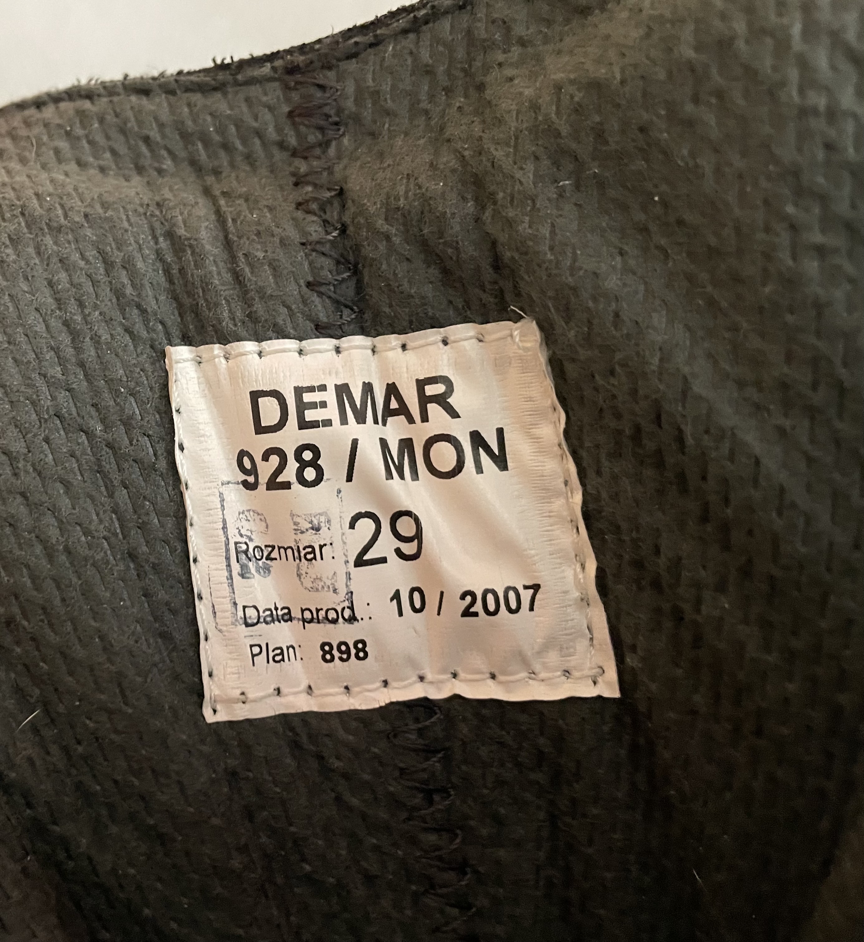 Buty specjalne 928/Mon r.29 Demar