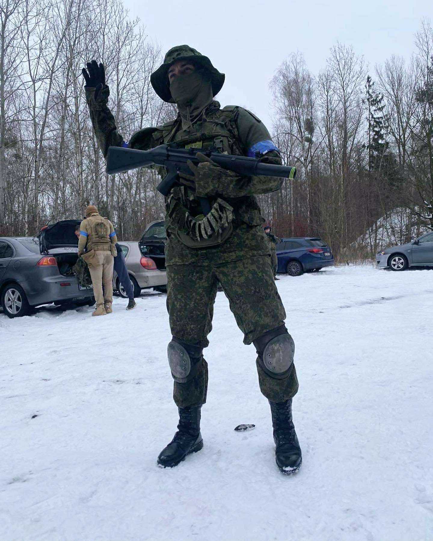 MASKAŁAT AWT SUMRAK CYFROWA FLORA I PLATE CARRIER HANDMADE