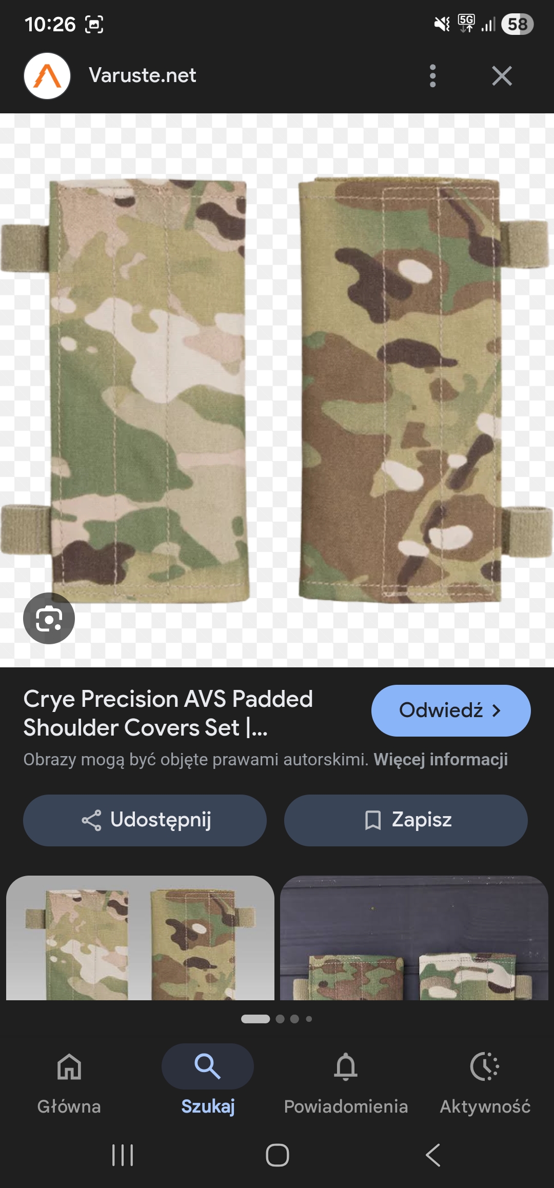 Kupię shoulder pady AVS