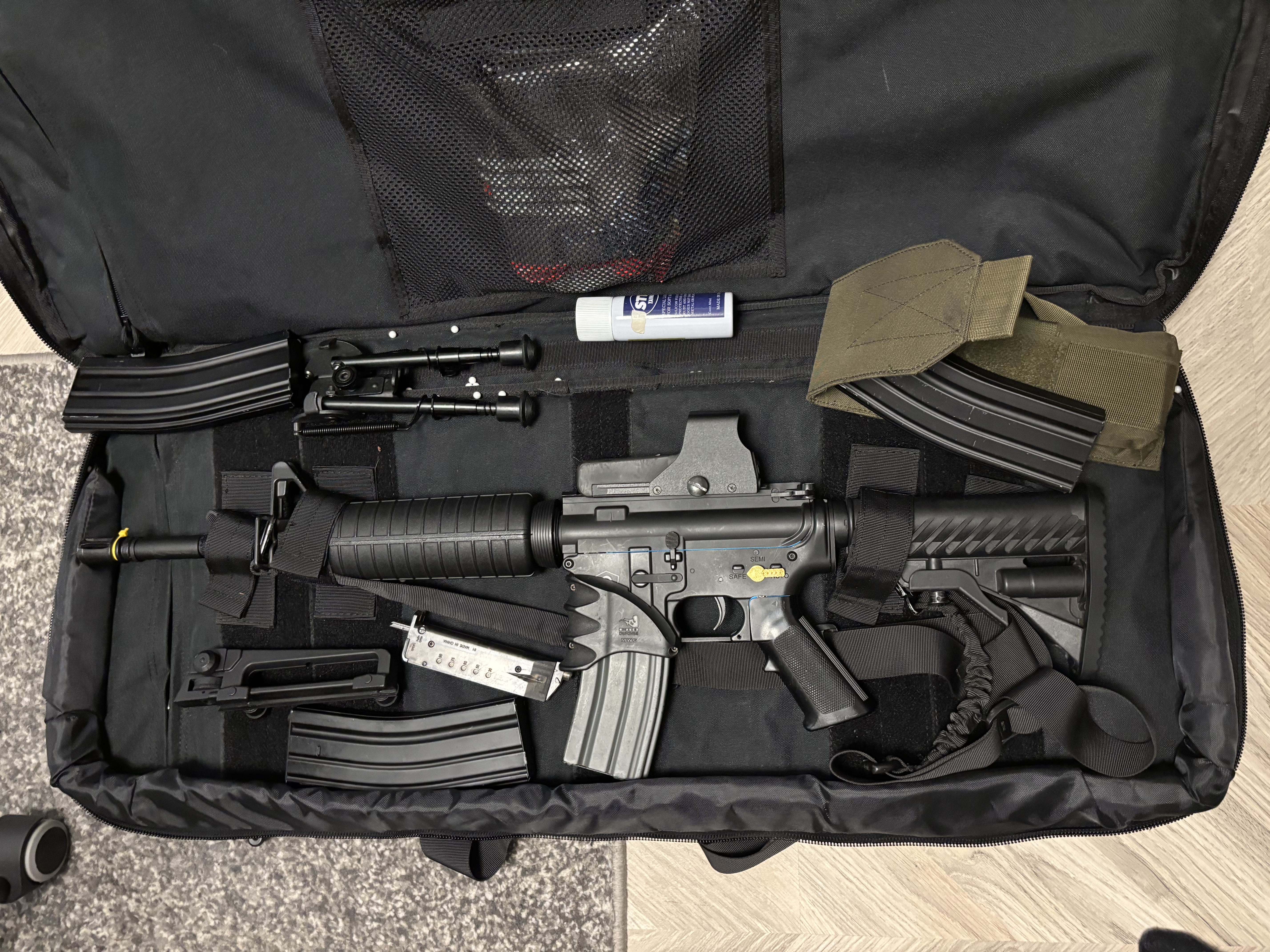 Zestaw ASG - Replika + magazynki + torba