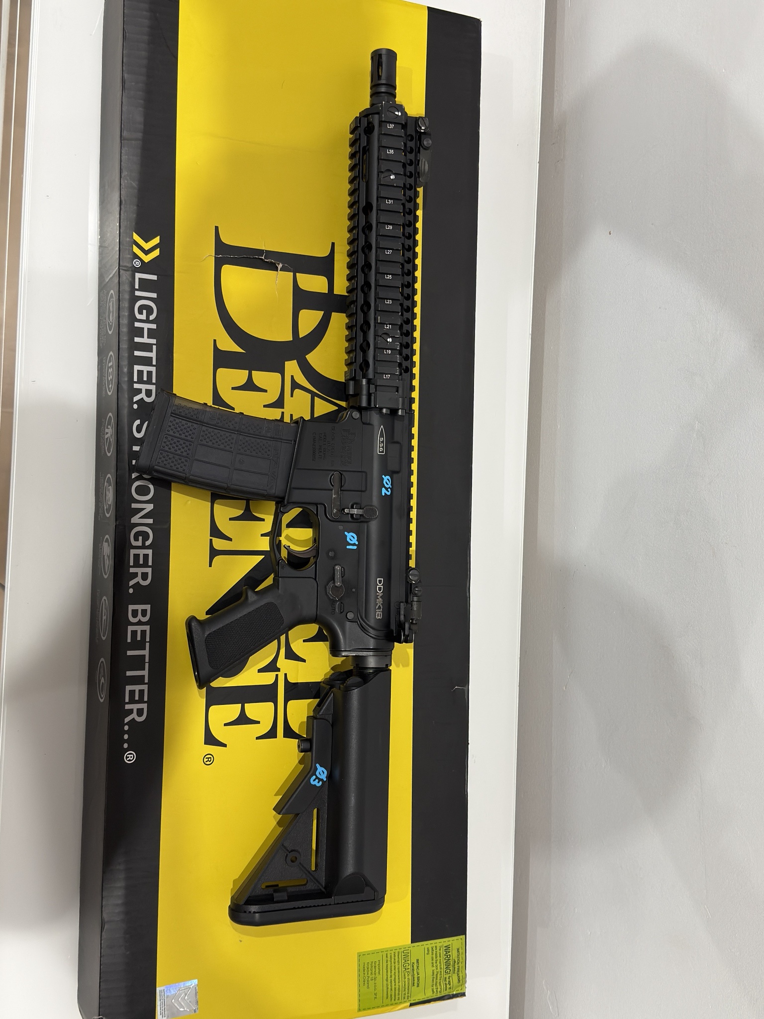 Replika Gazowa Karabinka CYMA CGS Daniel Defense DDMK18 - Black [EMG]