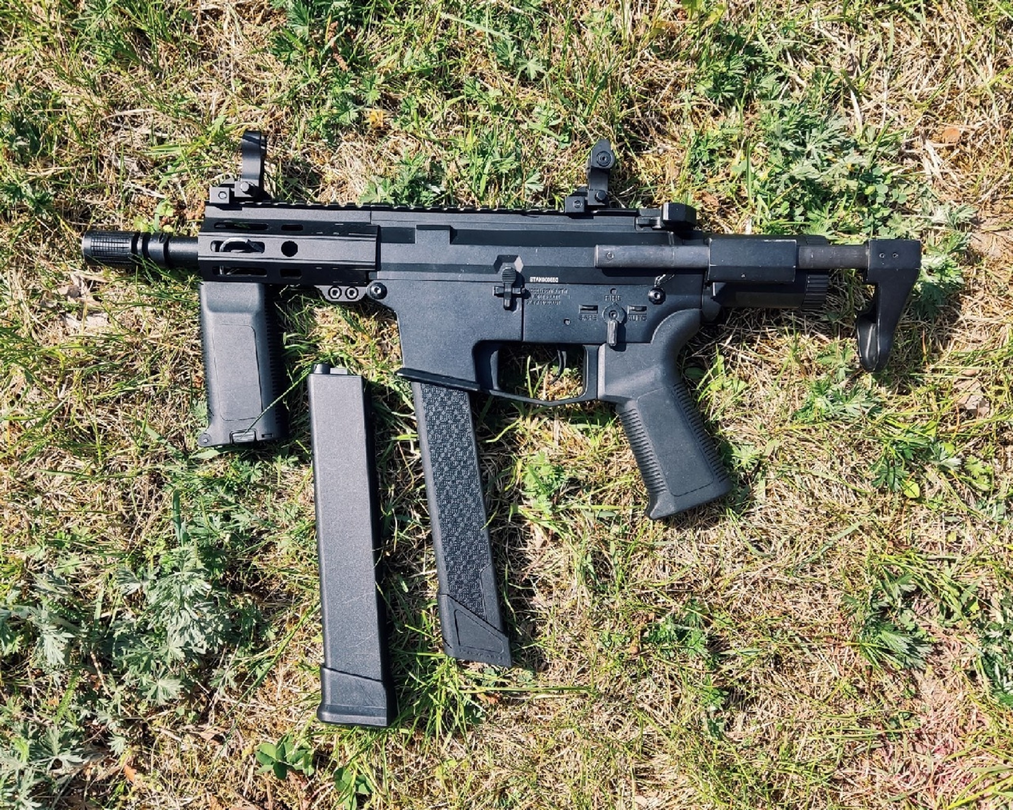 [S/Z] Subkarabinek M4 PDW SCW-9 4". S&T - EMG EVIKE G3 PDW AR15 METAL