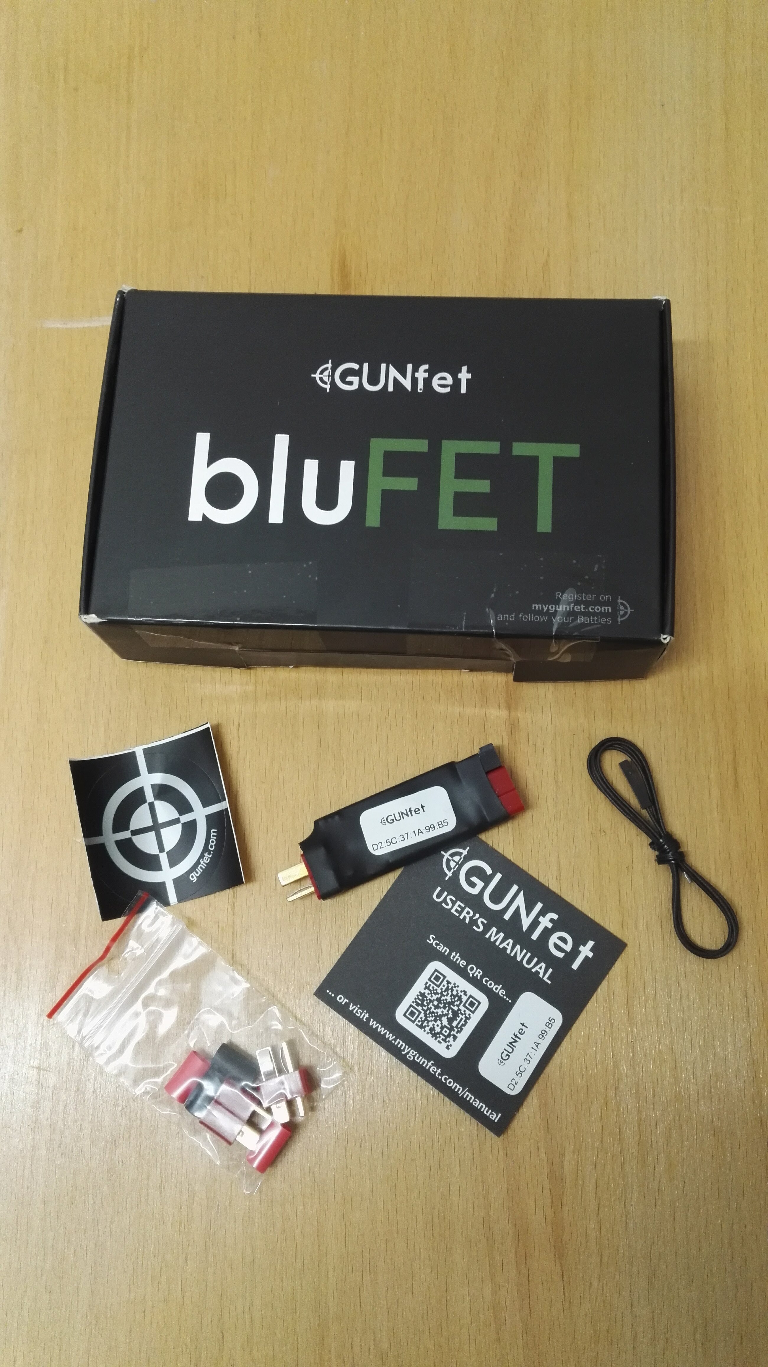 GunFET BluFET mosfet bluetooth cały kpl