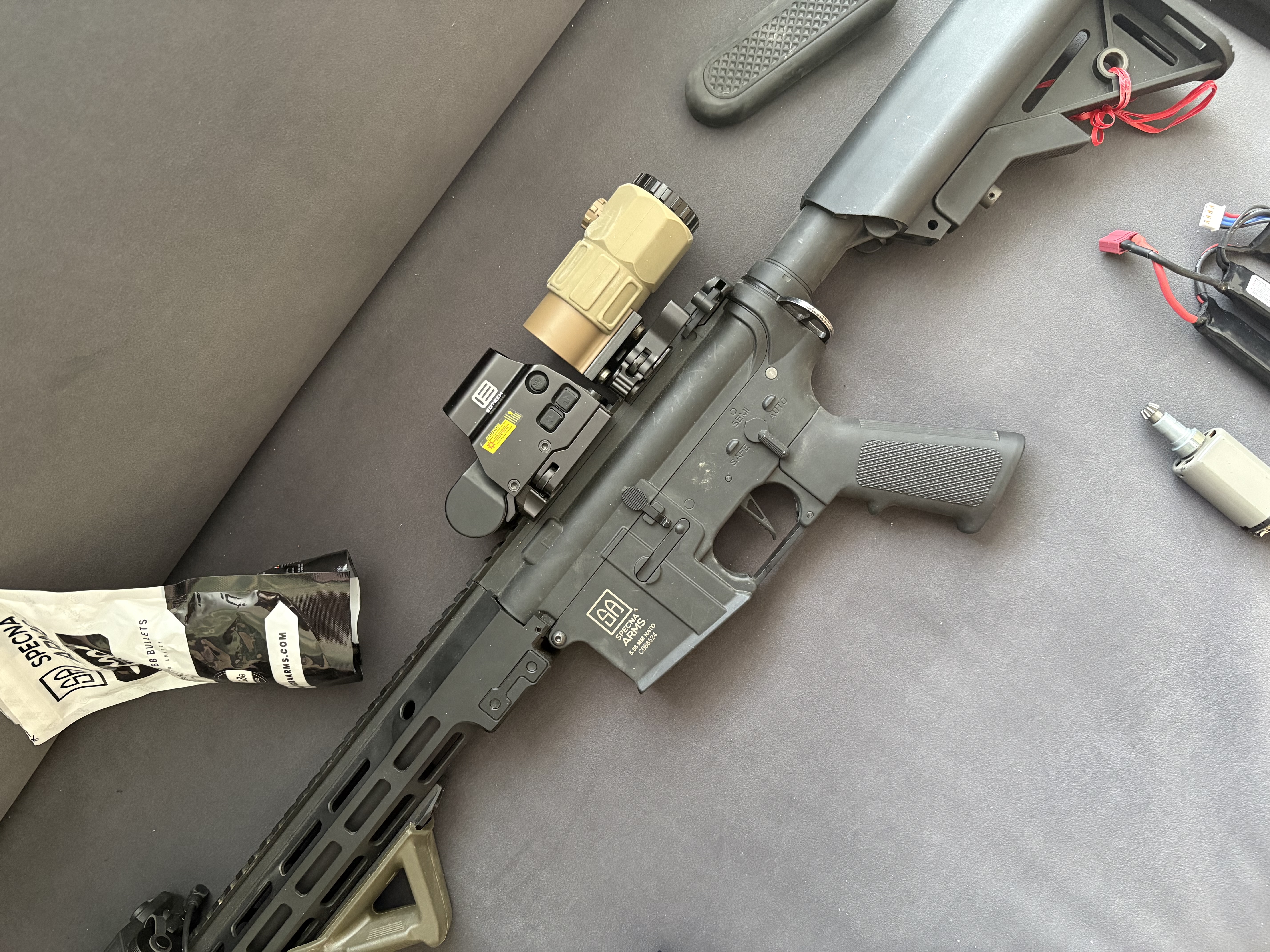 Specna ar15 po tuningu 1.9j