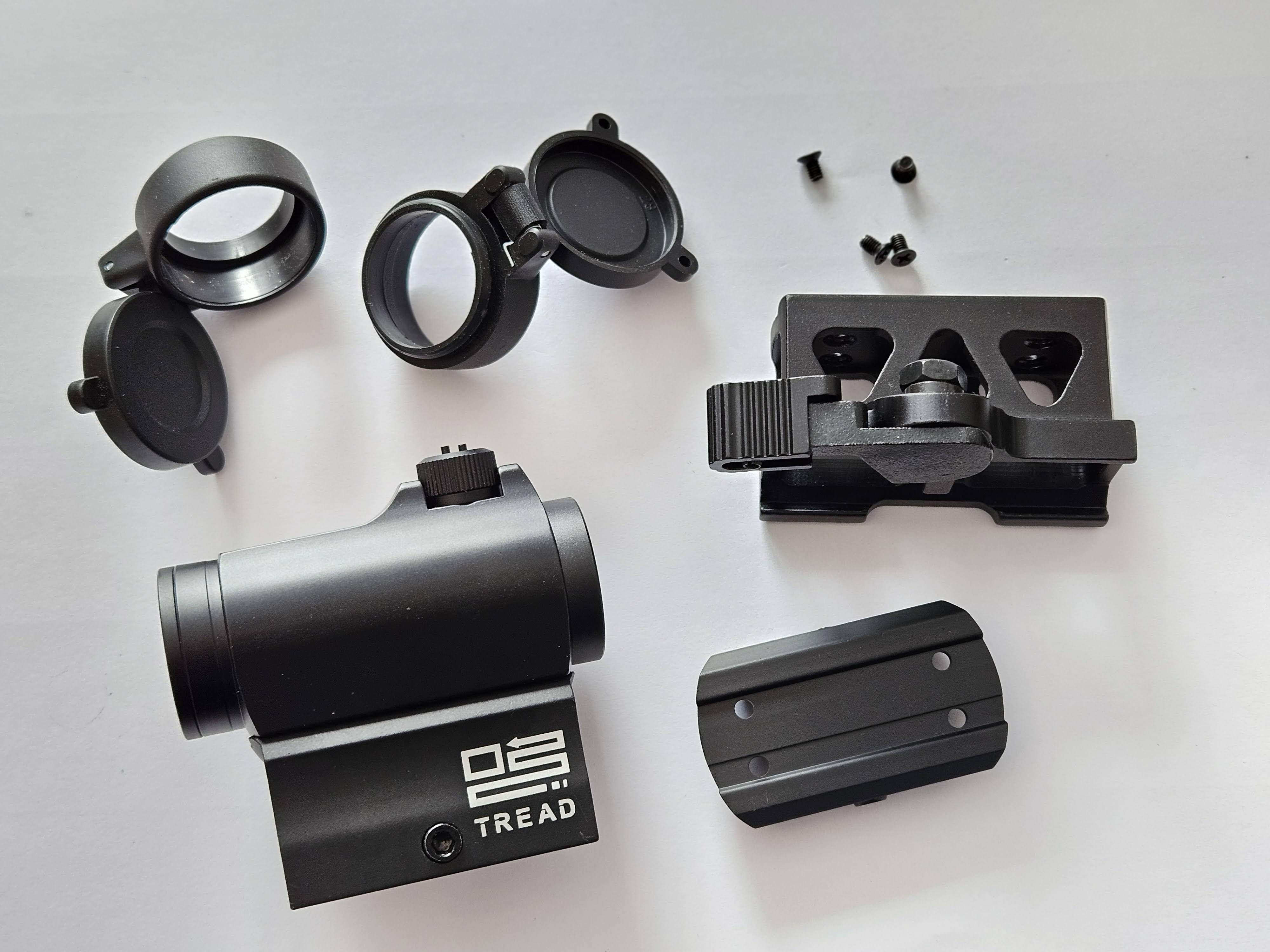 Kolimator AIM-O Aimpoint micro T1 replika, różne montaże wysoki, niski, QD