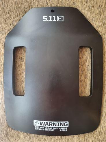 Wkłady do kamizelki firmy 5.11 Weight Plate 2x8.75 lb - Czarne