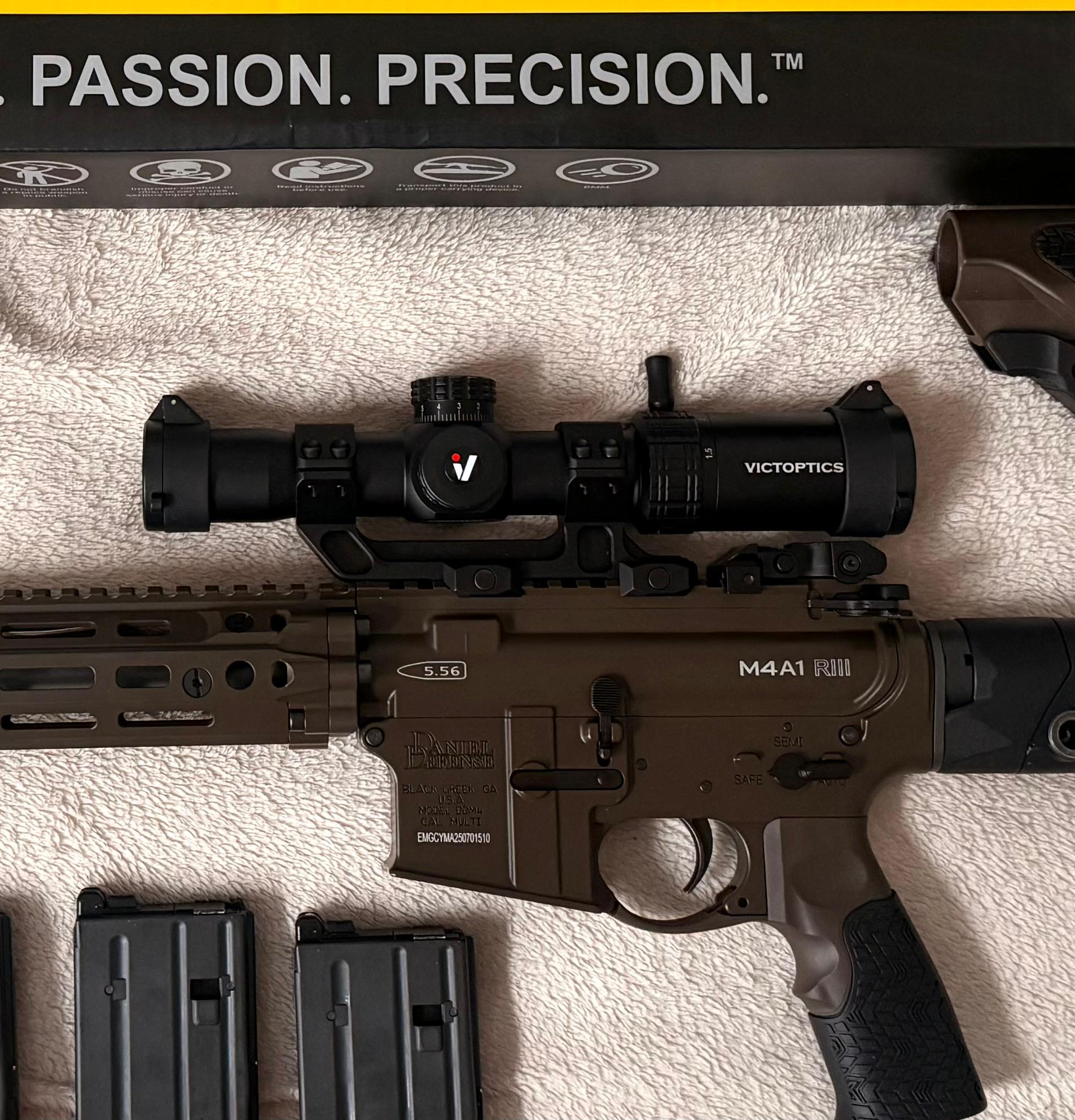 Replika gazowa Daniel Defense DDM4 MK18 RIII 12.5 GBBR MWS