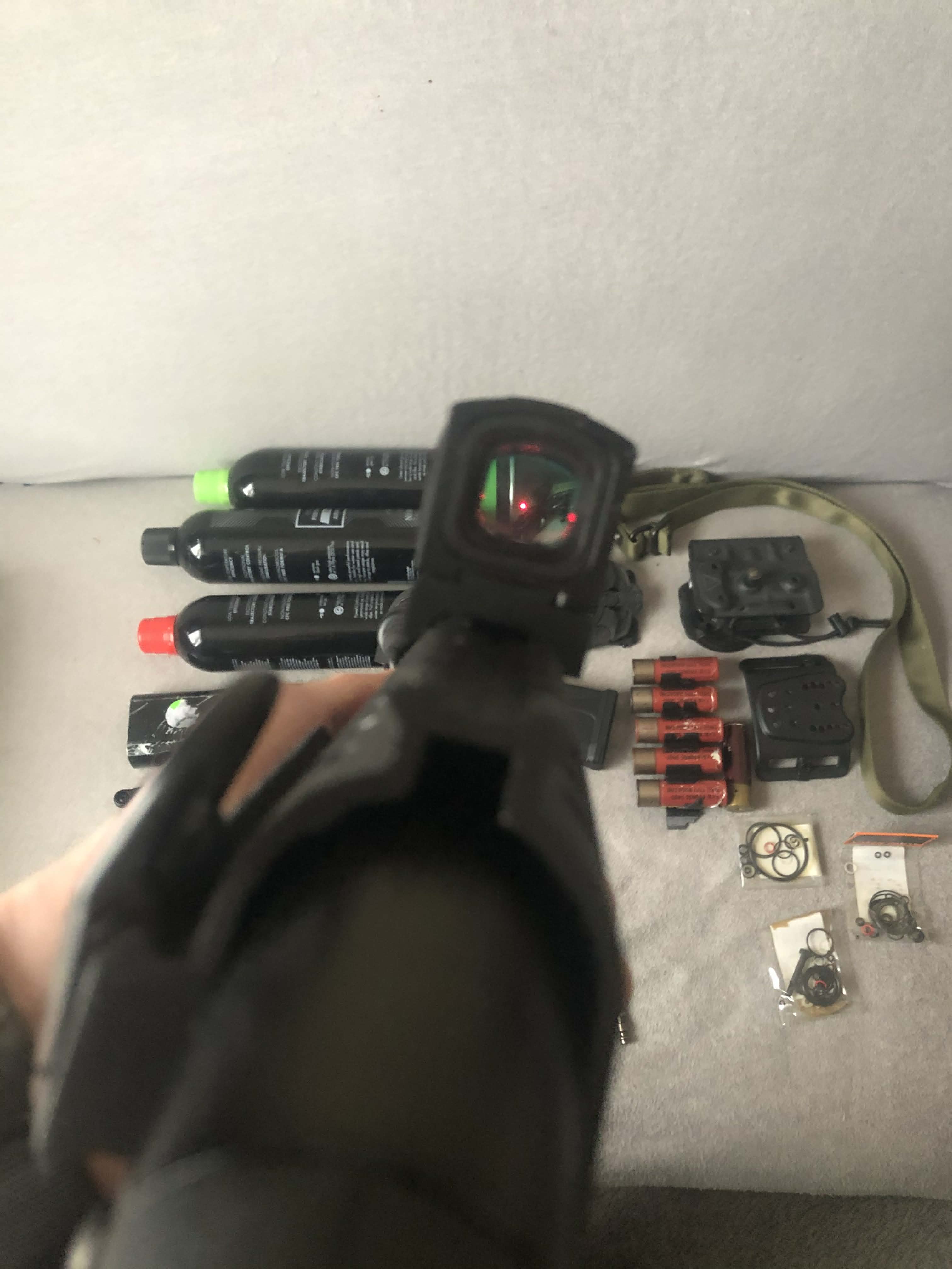 Zestaw M870 Breacher Greengas + HPA Endgame Set