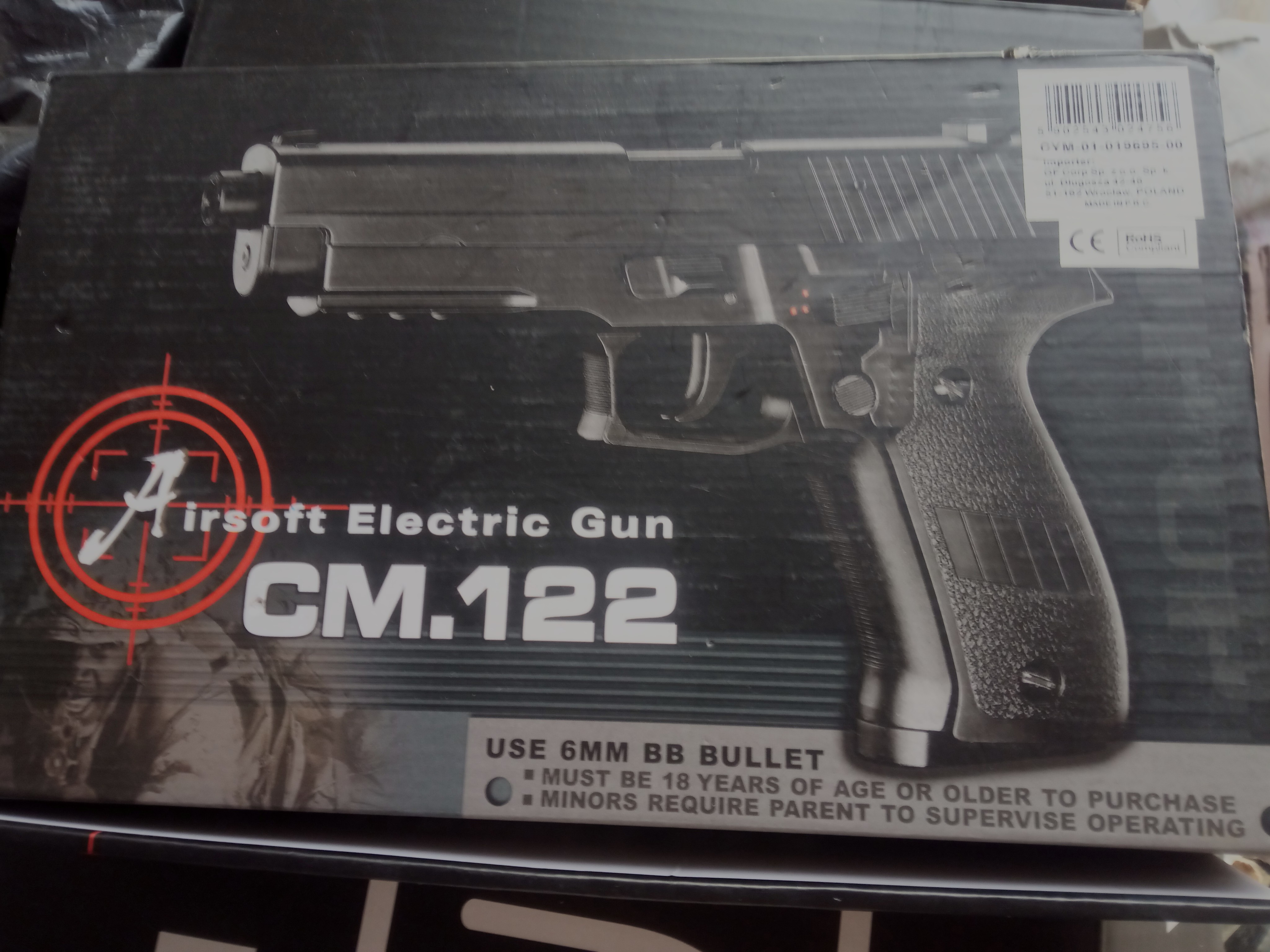 cyma aep pistolet elektryczny CM.122