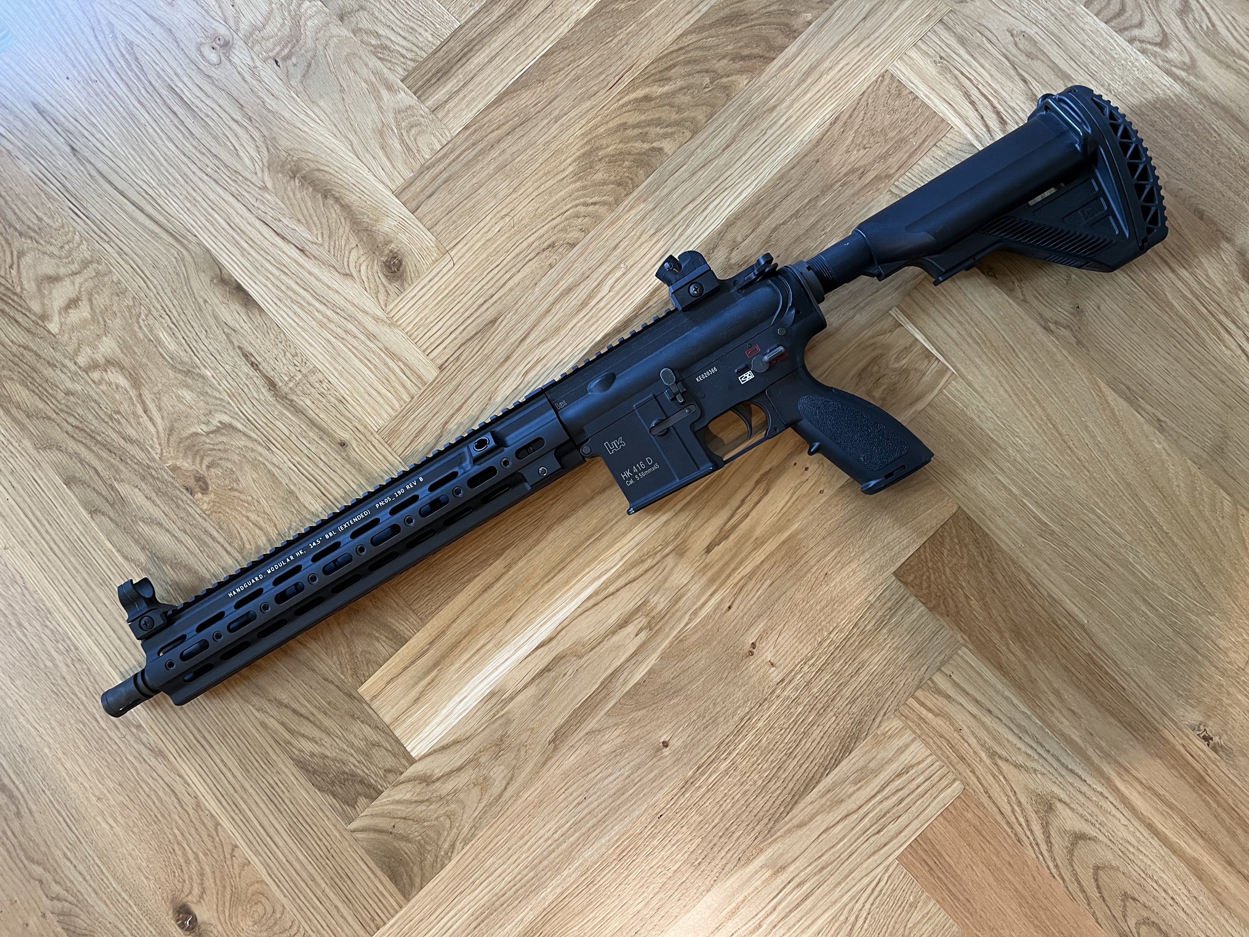 HK416 vfc idealny stan plus front Geiselle