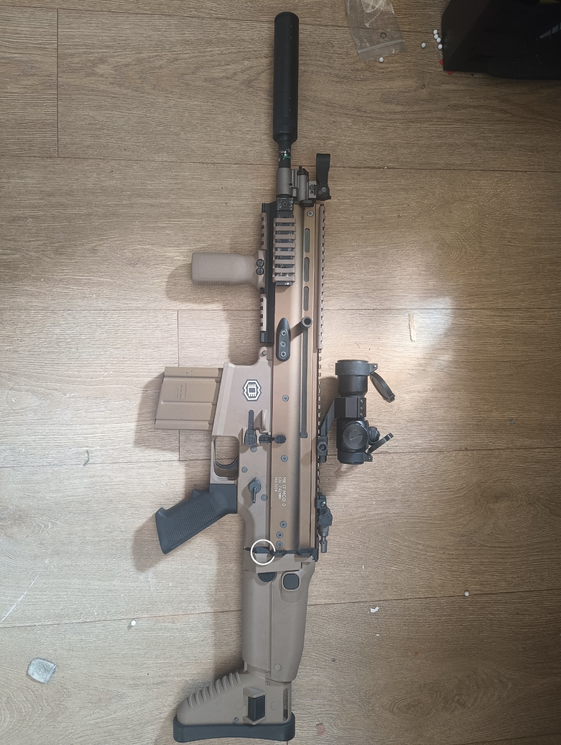 Replika ASG Scar H WE AEG