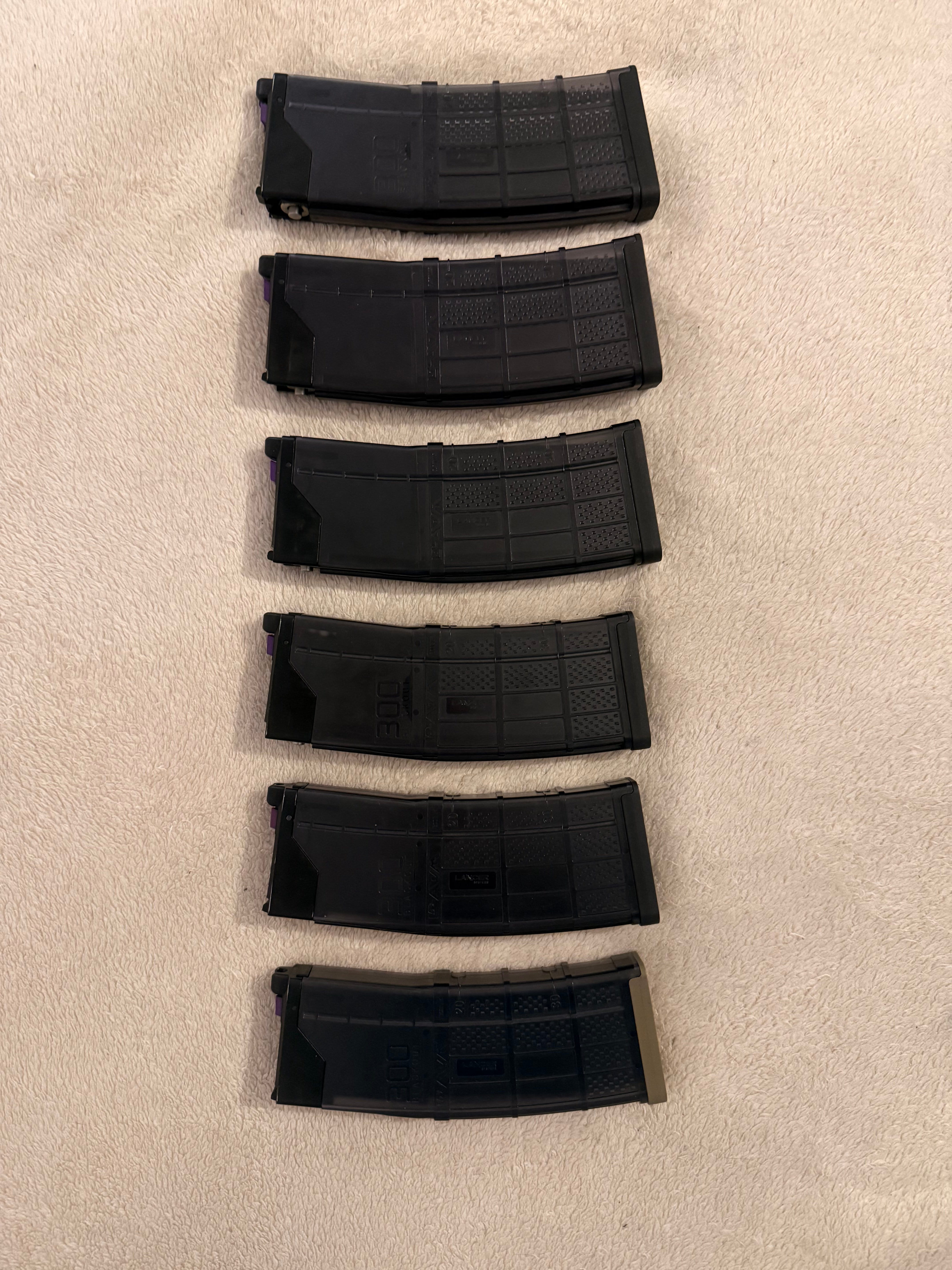 Magazynki MWS GBBR Lancer 30bbs LANCER L5 300blk Green Gas