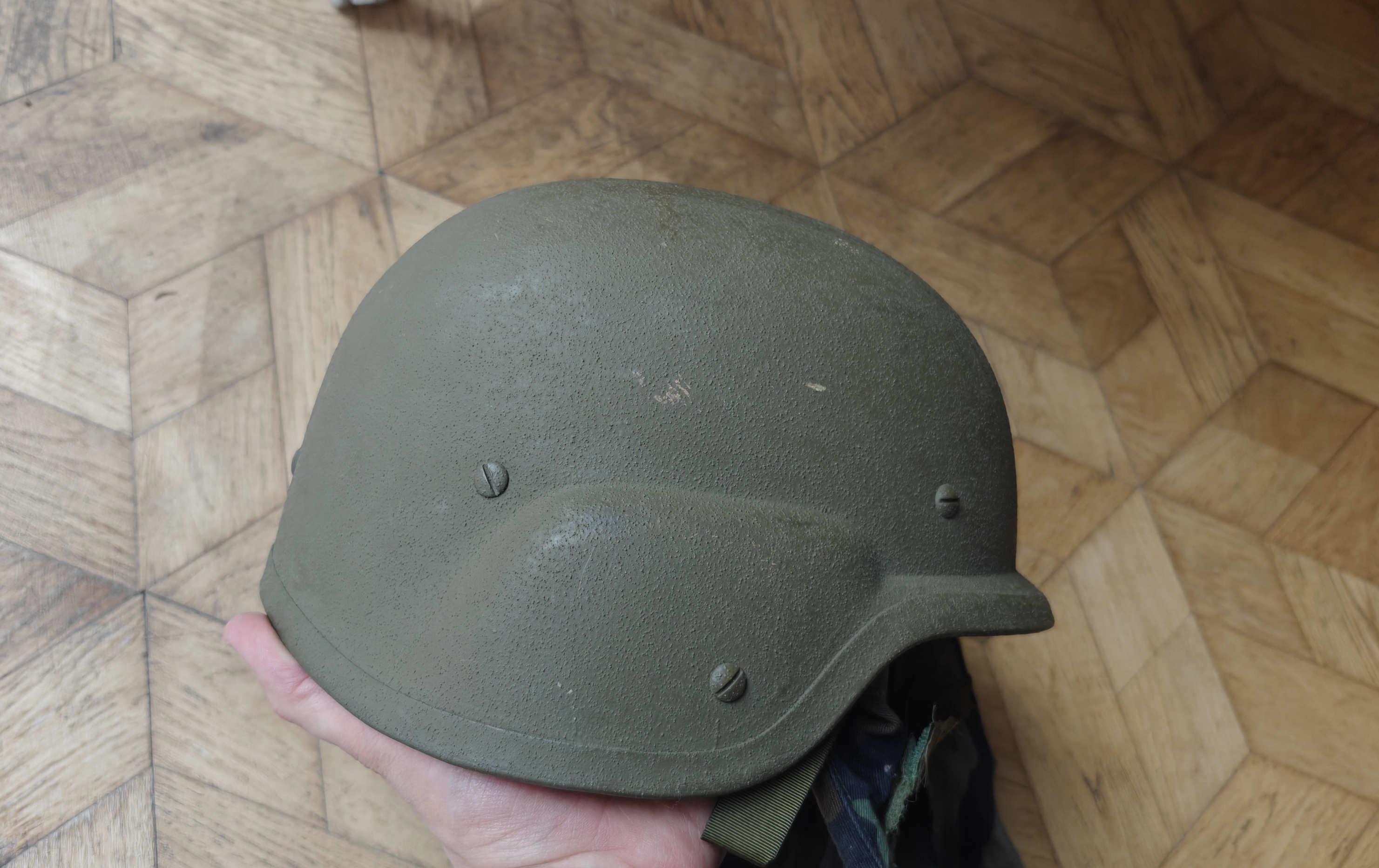 Hełm PASGT S + pokrowiec woodland US ARMY USMC