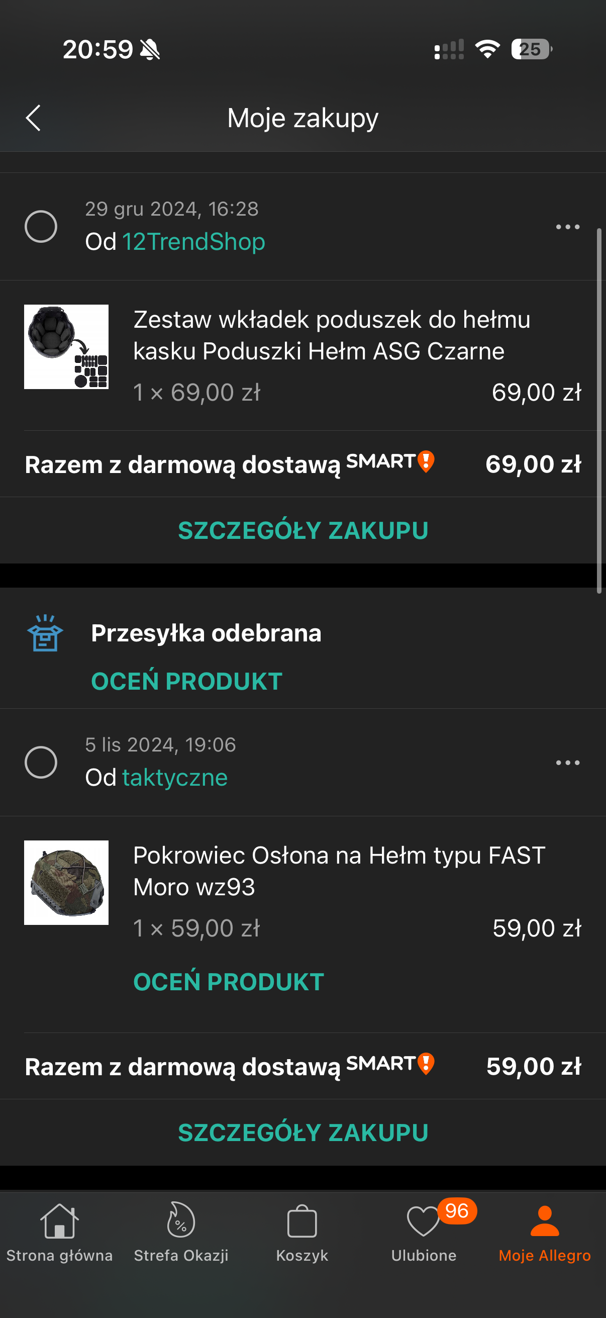 Kompletny szpej ASG WZ93