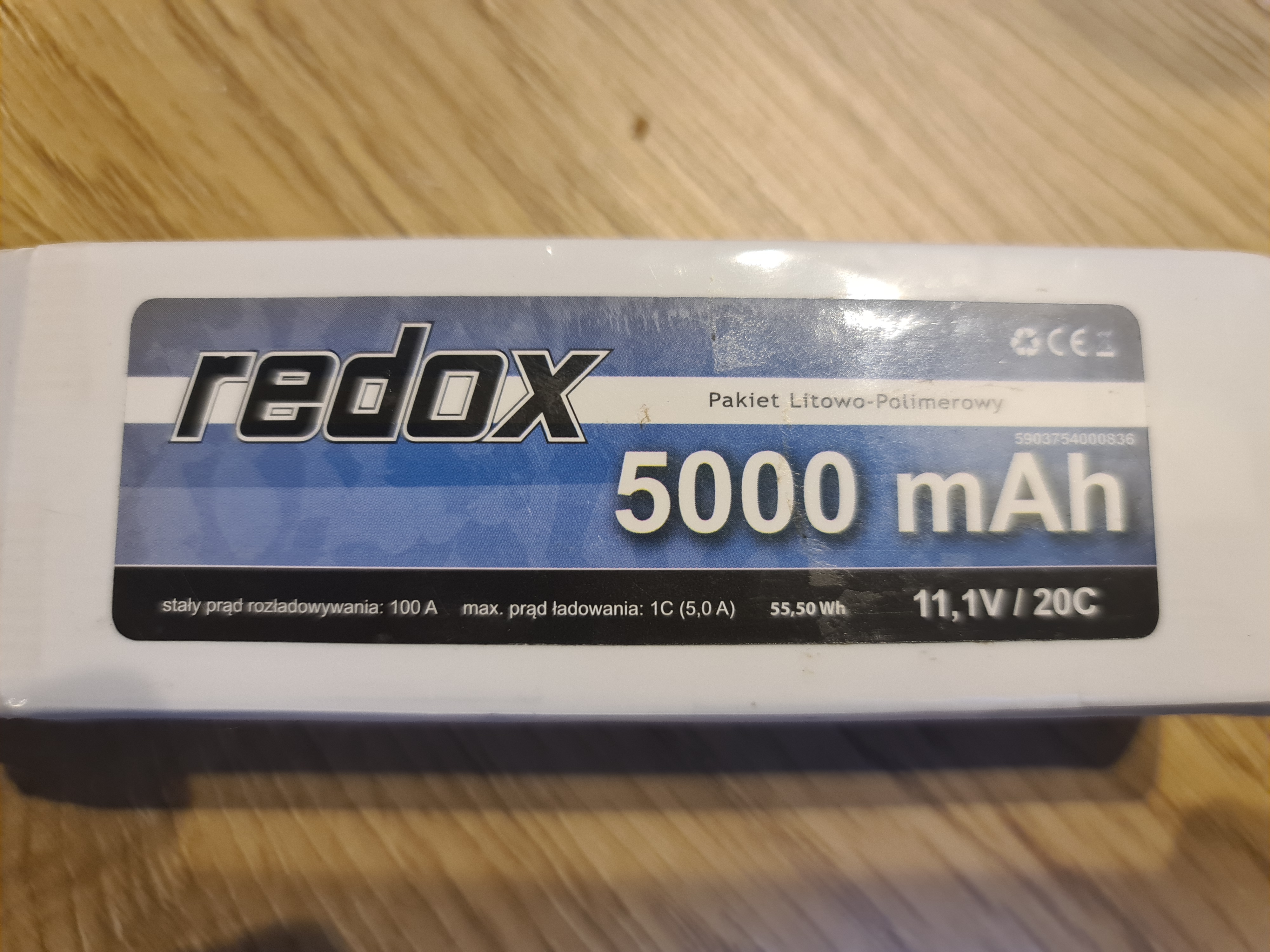 Bateria LiPo 11,1 5000mAh T-connect