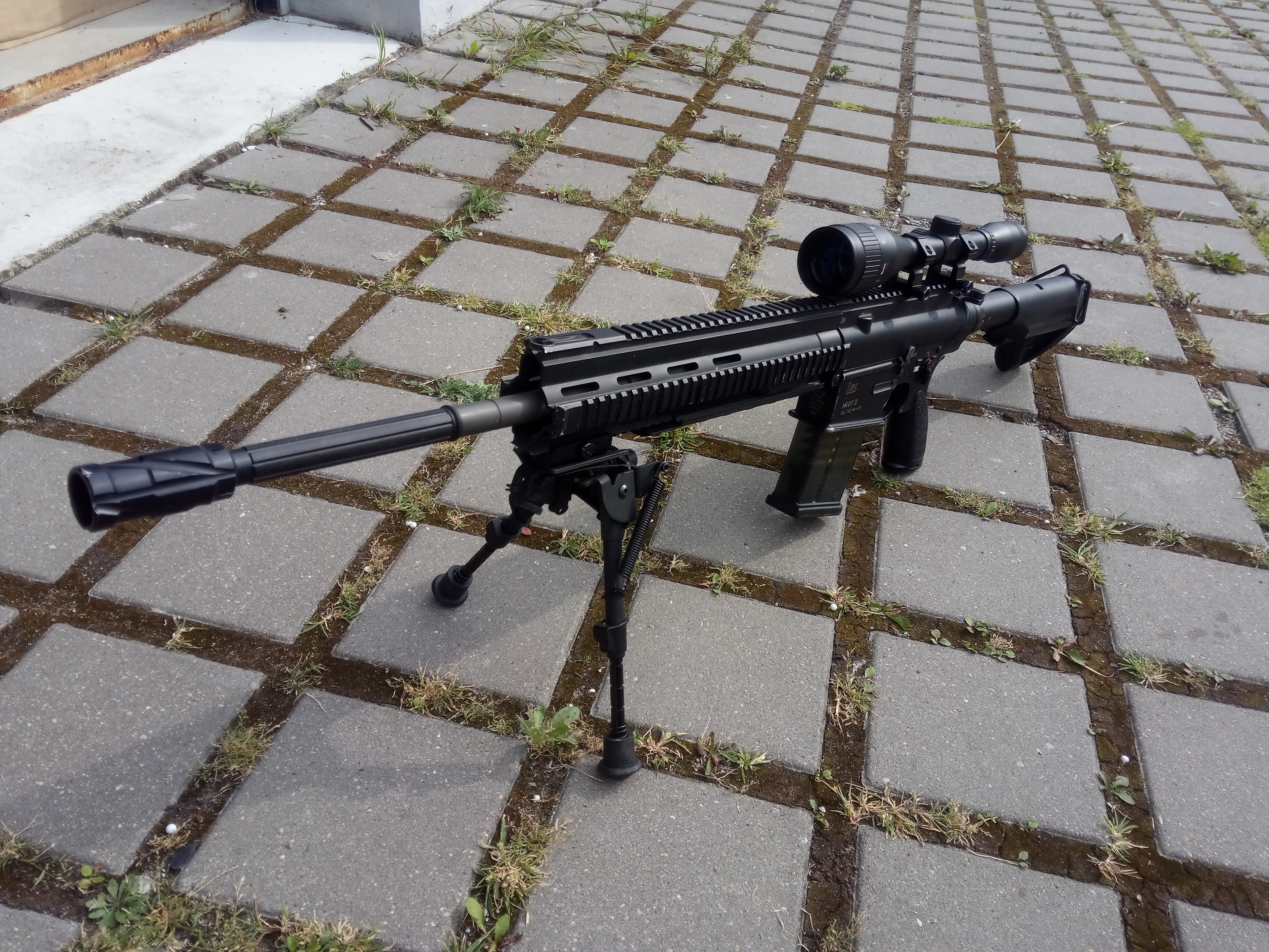 HK417 DMR SNIPER FULL TUNING / stylizowana na V2 SNIPER