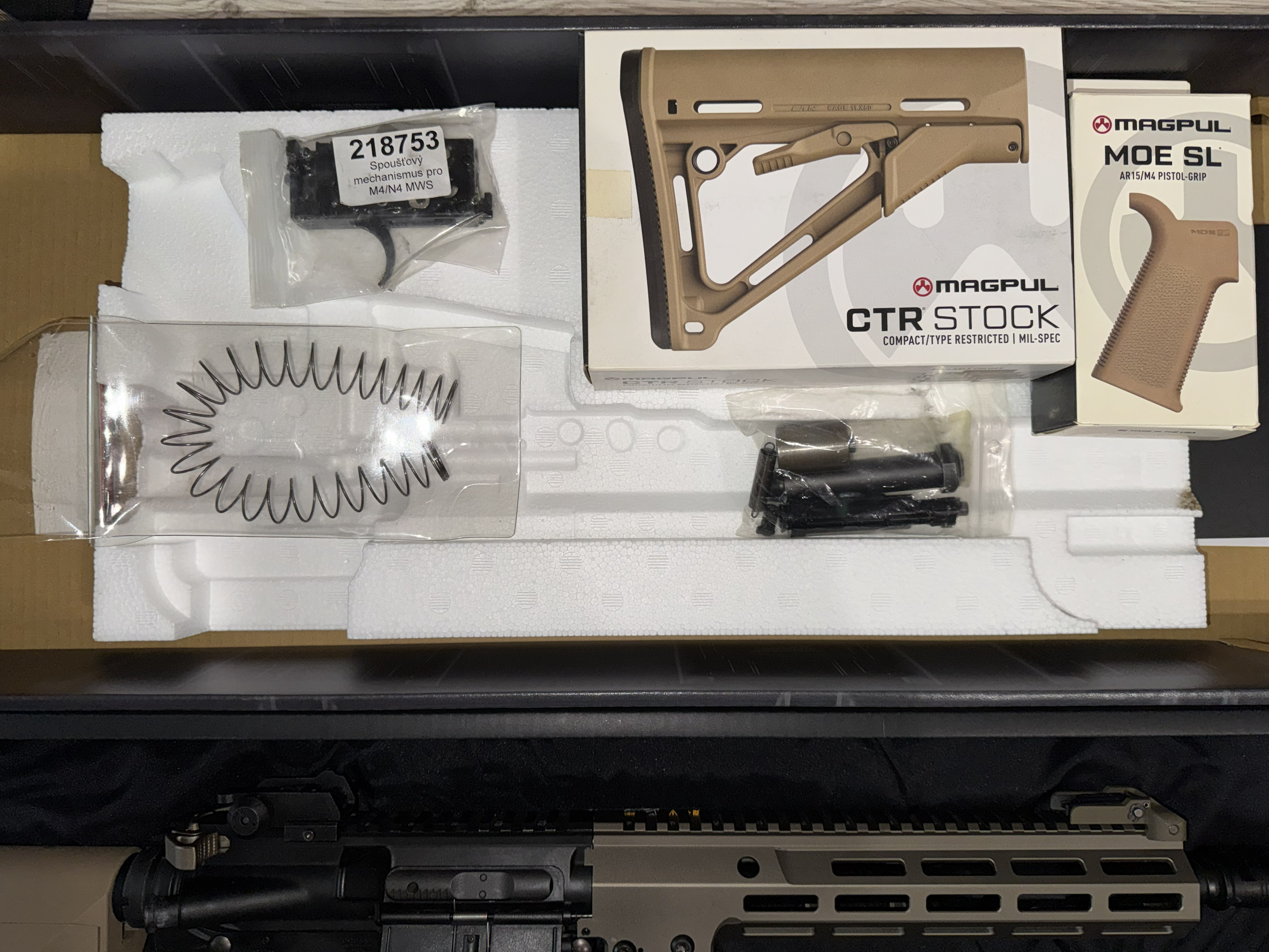 Tokyo Marui MWS URG-I 11.5 Magpul GBBR+ Dodatki