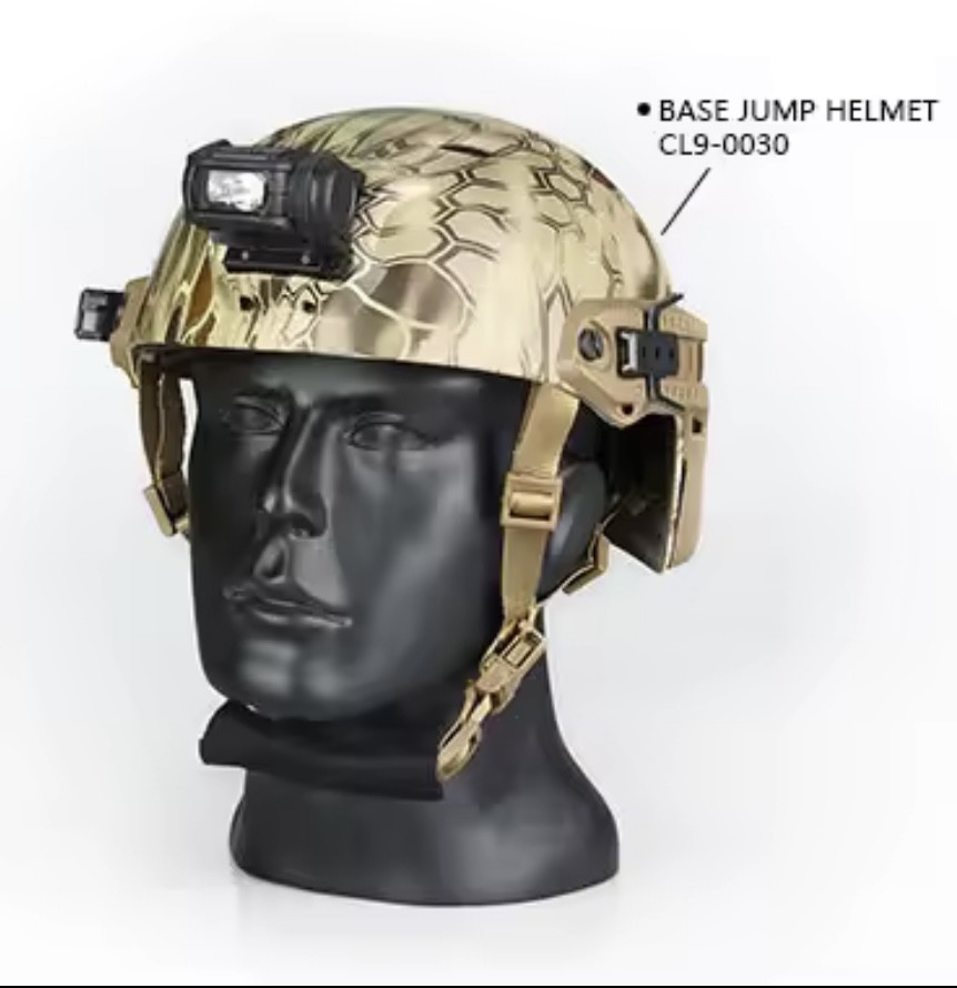 Latarka czołowa lub na hełm i czapkę cr123 z trybem IR NV