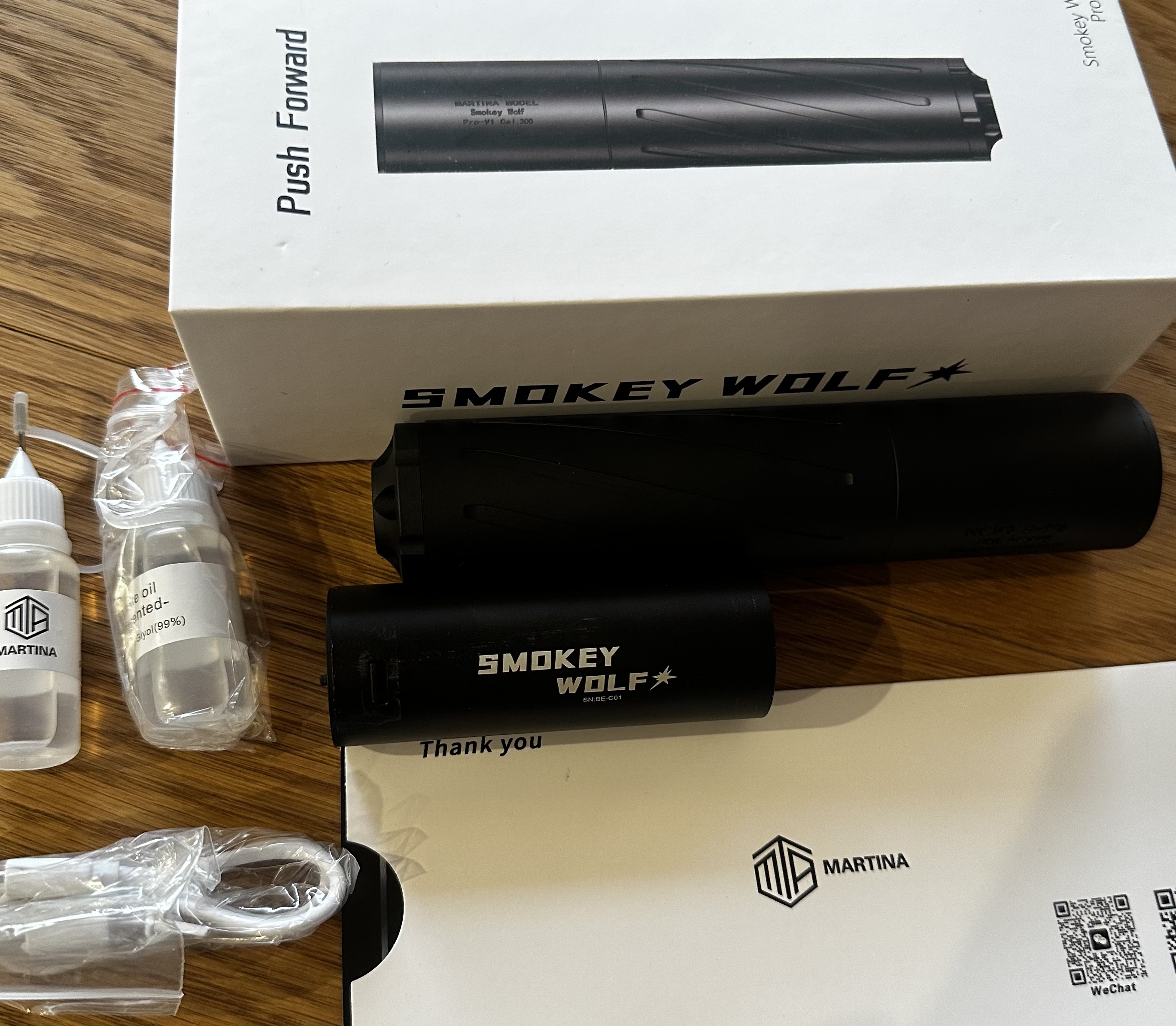 Novritsch Smokey Wolf Tracer Unit tłumik dym światło Asg GBb