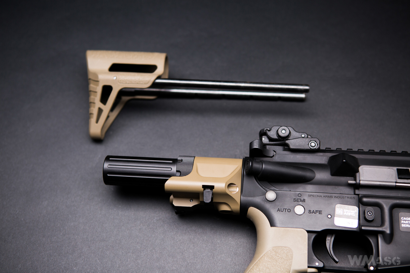 Specna Arms SA -E12 PDW Edge BK-TAN (sesja w studio)