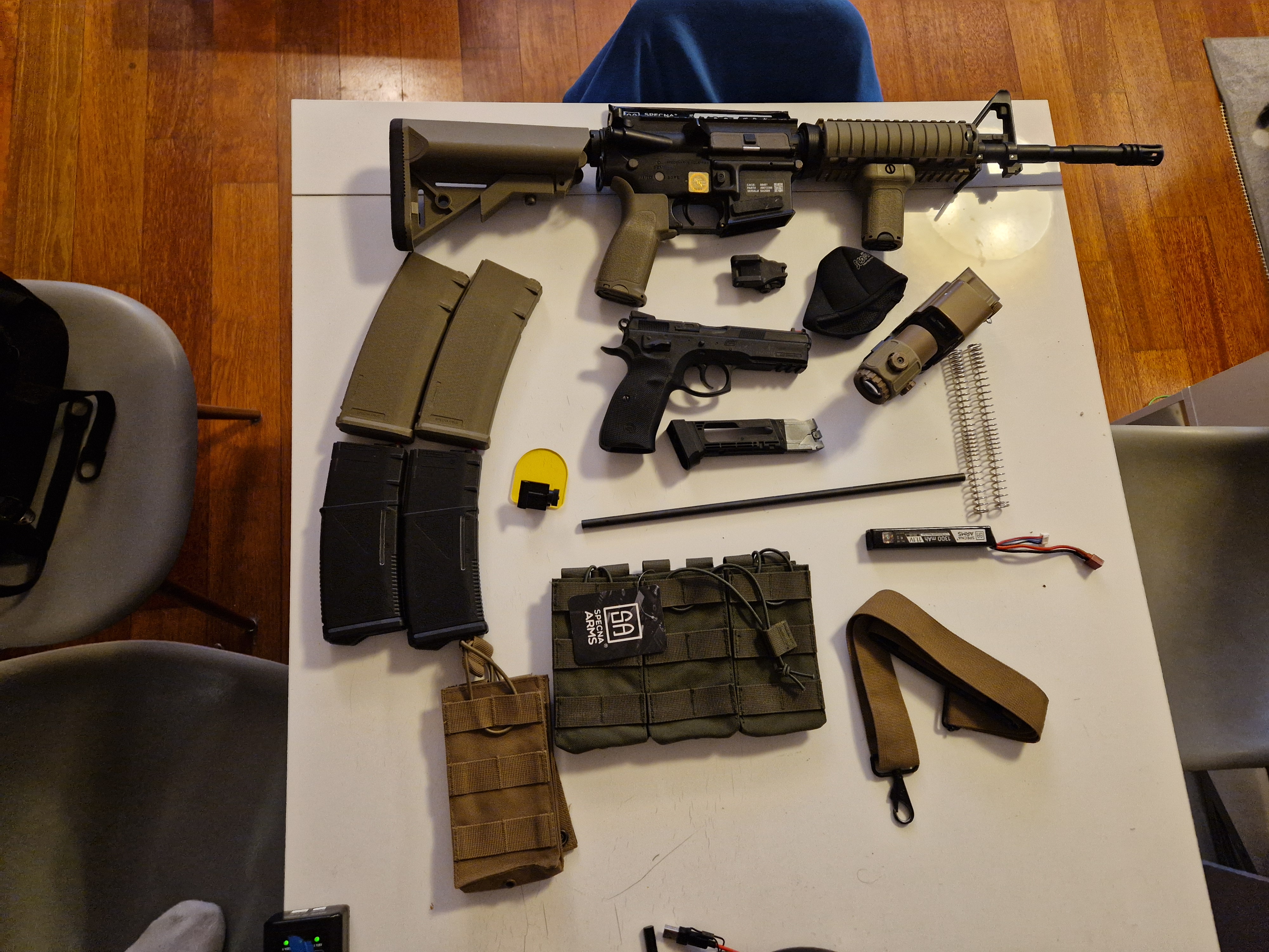 Zestaw ASG Specna EDGE HAL² | EOTech + Powiększalnik | CZ Shadow | Szpej