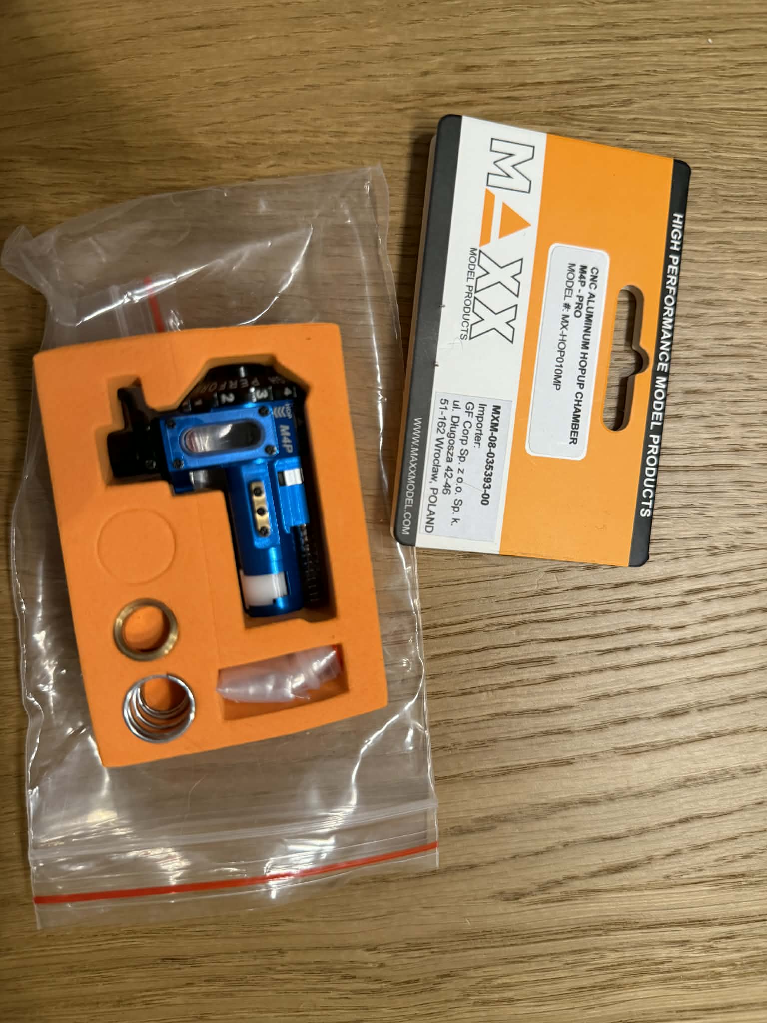 Nieużywana Aluminiowa komora Hop-Up CNC M4P - PRO