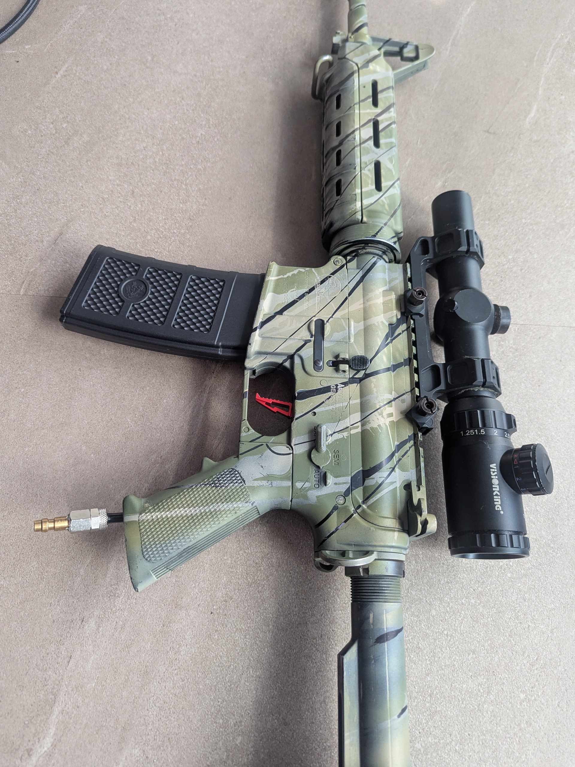 Karabin HPA M15A4 ASG DMR Mancraft - kompletny zestaw M4